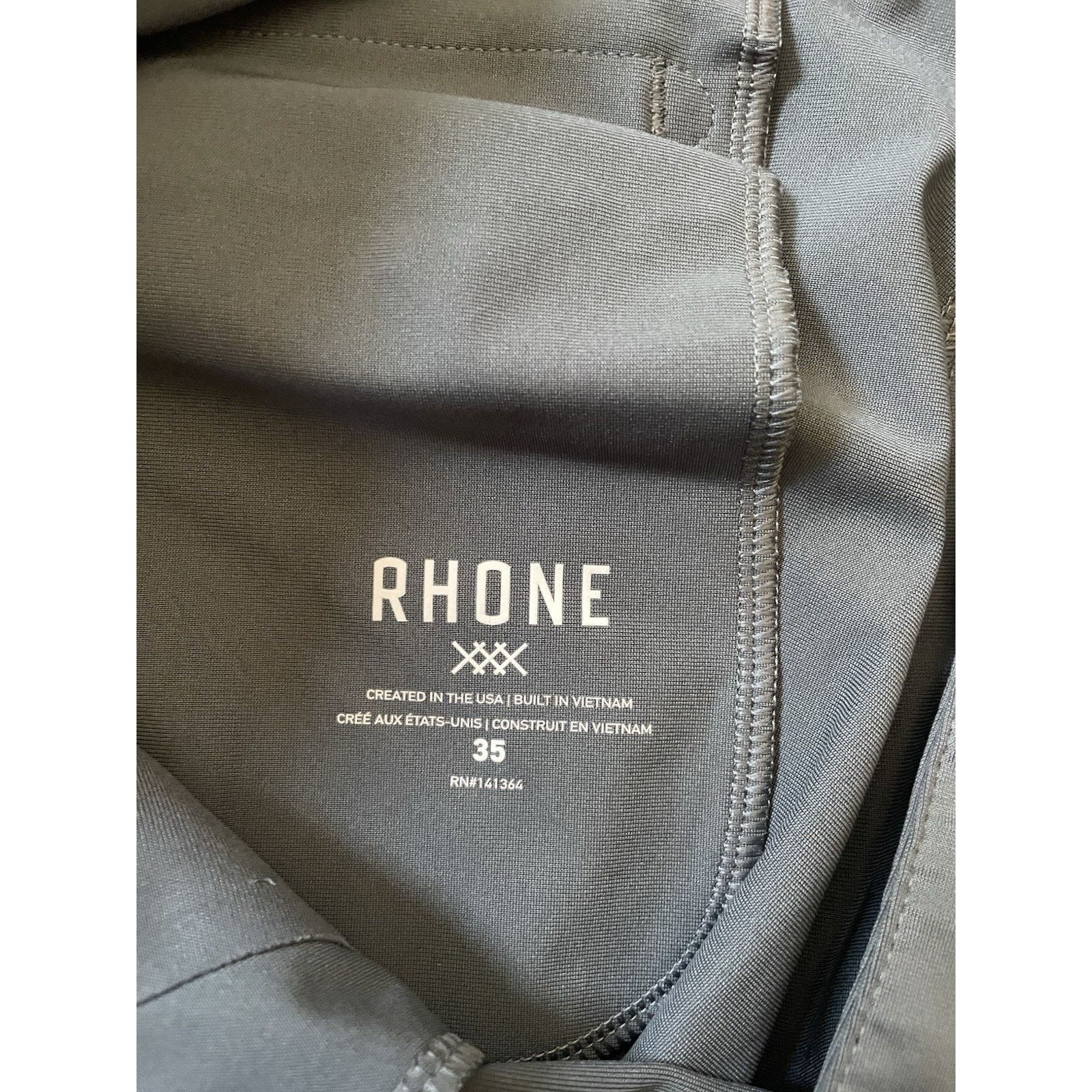 Rhone Rhone Commuter Pants Men Iron Grey Performance Classic 35 Size US 35 - 2 Thumbnail