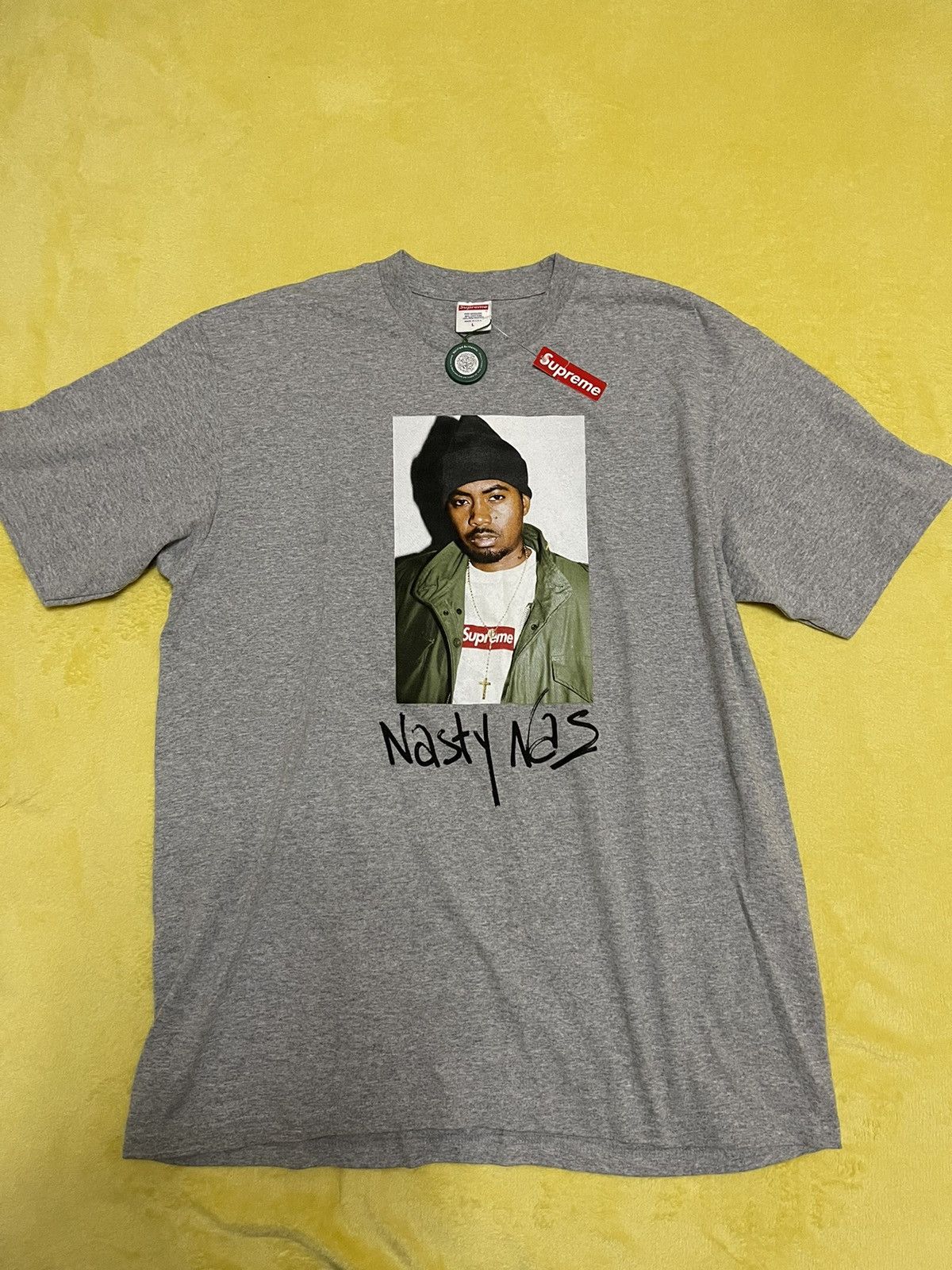 Supreme Supreme nas Photo tee dswt grey Size US L / EU 52-54 / 3 - 1 Thumbnail