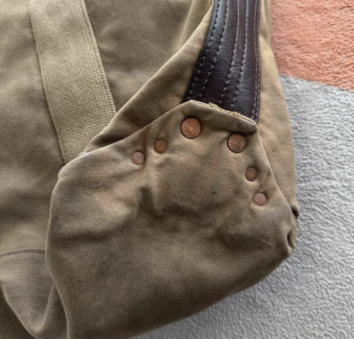 Polo Ralph Lauren RRL Waxed Canvas Tote Bag Ralph Lauren K22 Size ONE SIZE - 7 Thumbnail