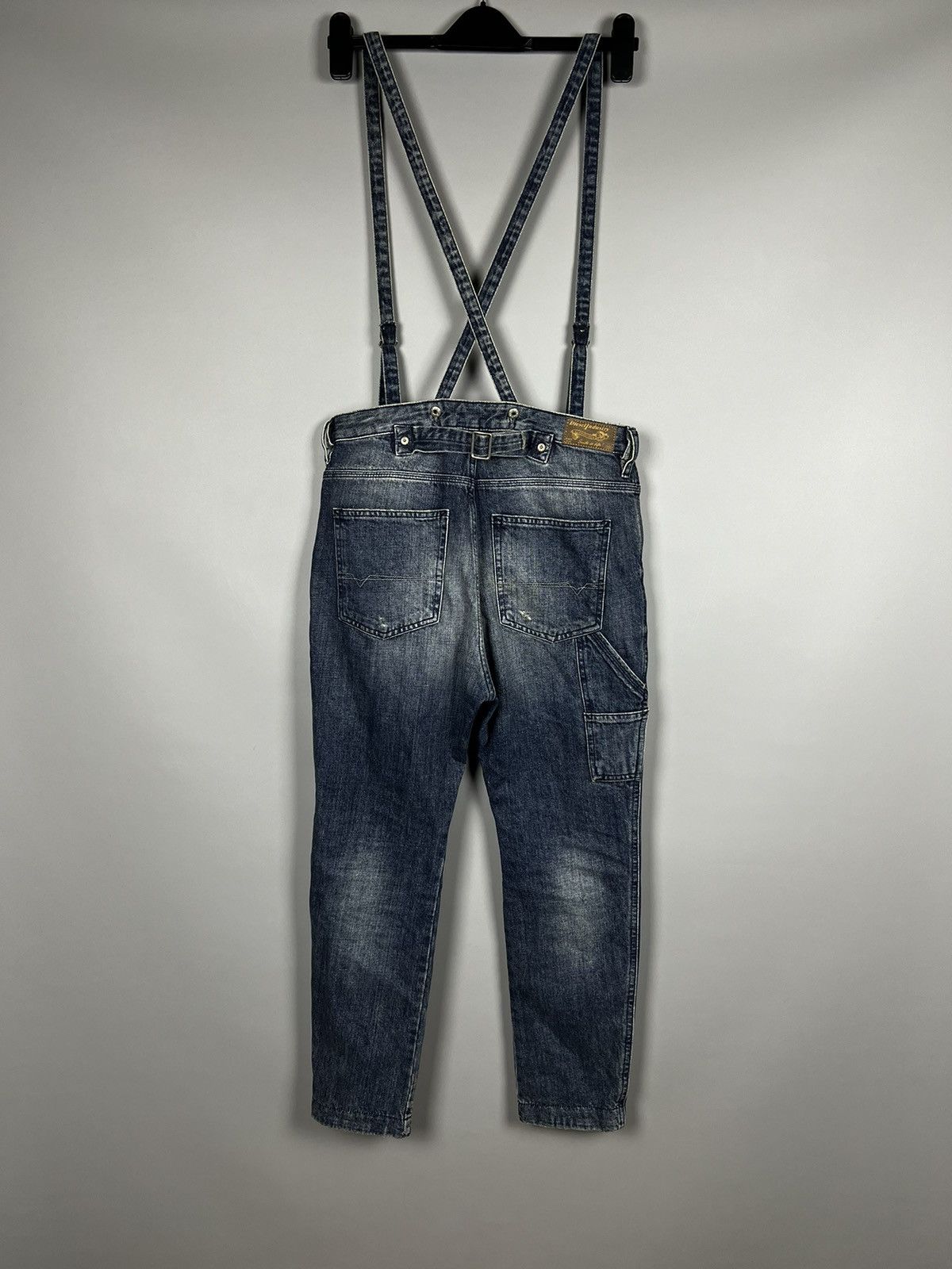 Diesel W27 Diesel jeans / jumpsuit with removable suspenders Size 27" / US 4 / IT 40 - 3 Thumbnail