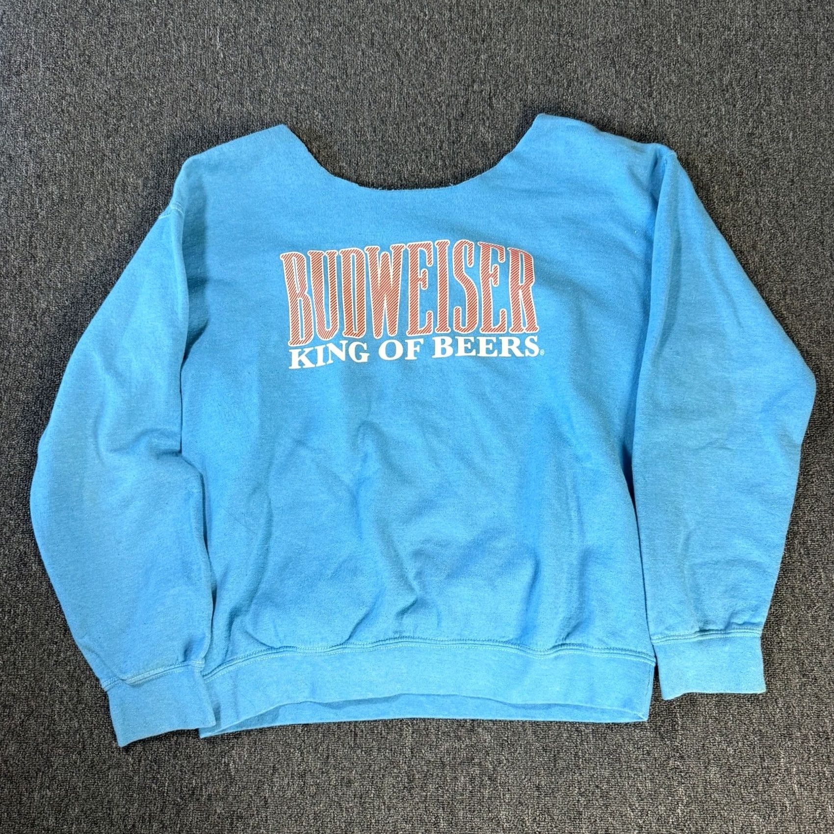 Budweiser VINTAGE Budweiser King of Beers Teal Crewneck Sweatshirt Women M Size M / US 6-8 / IT 42-44 - 2 Thumbnail