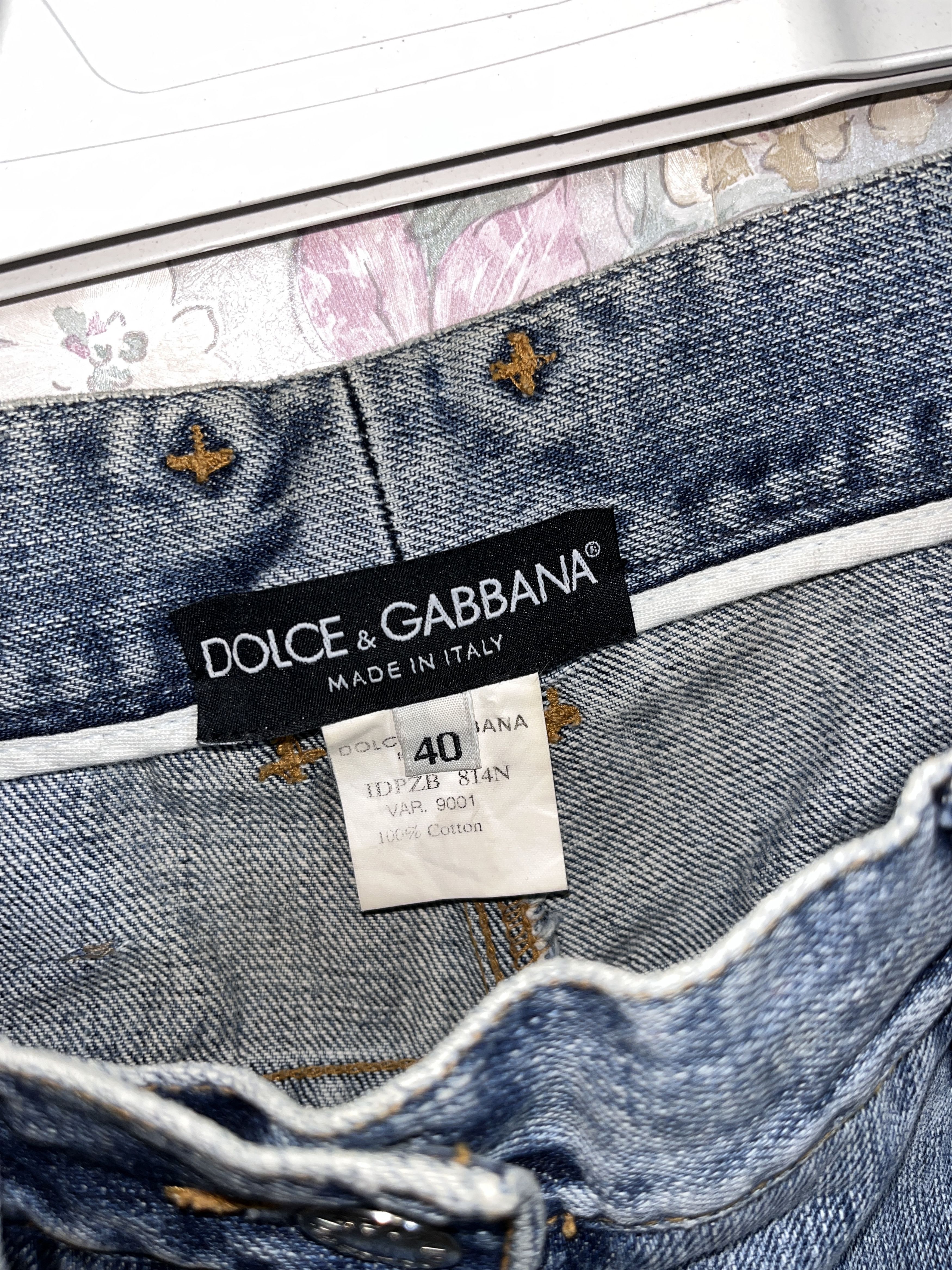 Dolce & Gabbana Dolce&Gabbana Spring Summer Denim Pants Jeans Swarovski Size 27" / US 4 / IT 40 - 21 Thumbnail