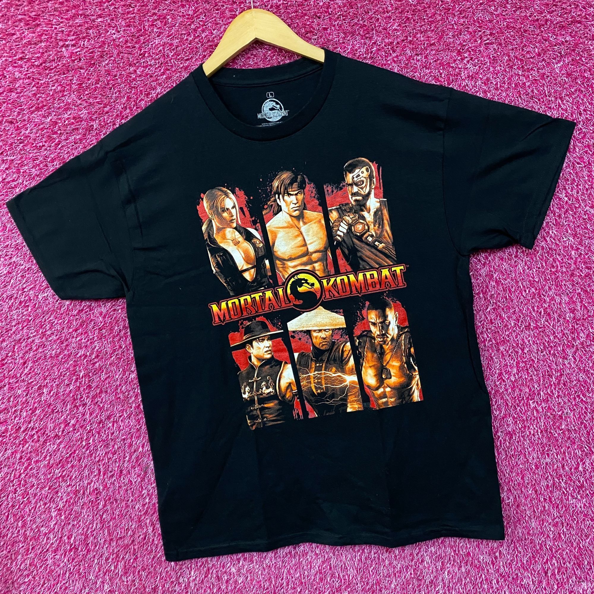 Other Mortal Combat Character Grid Design Video Game T-Shirt Large Size US L / EU 52-54 / 3 - 3 Thumbnail