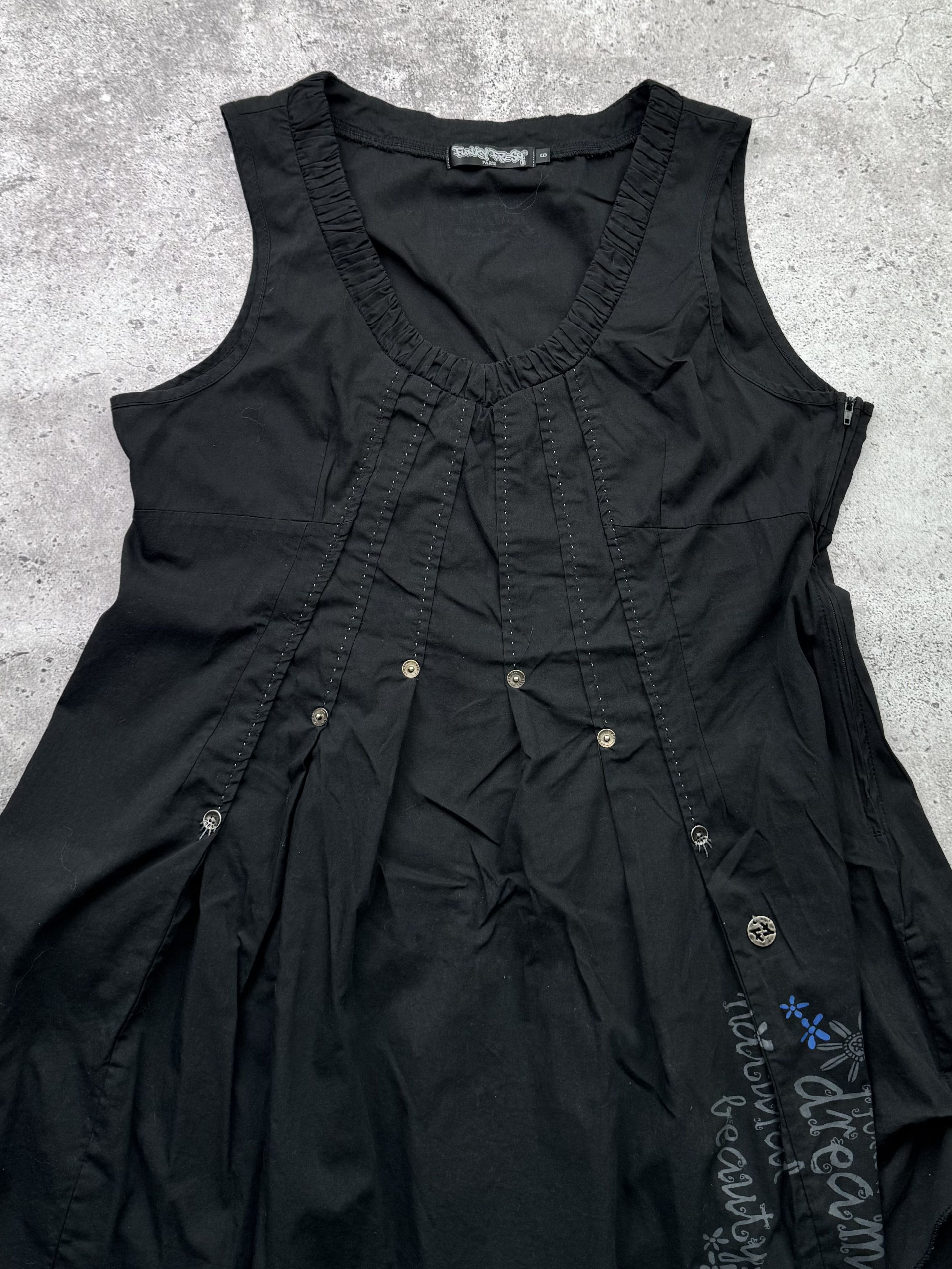Japanese Brand Vintage Flare Dress C607(V604) Size M / US 6-8 / IT 42-44 - 2 Thumbnail
