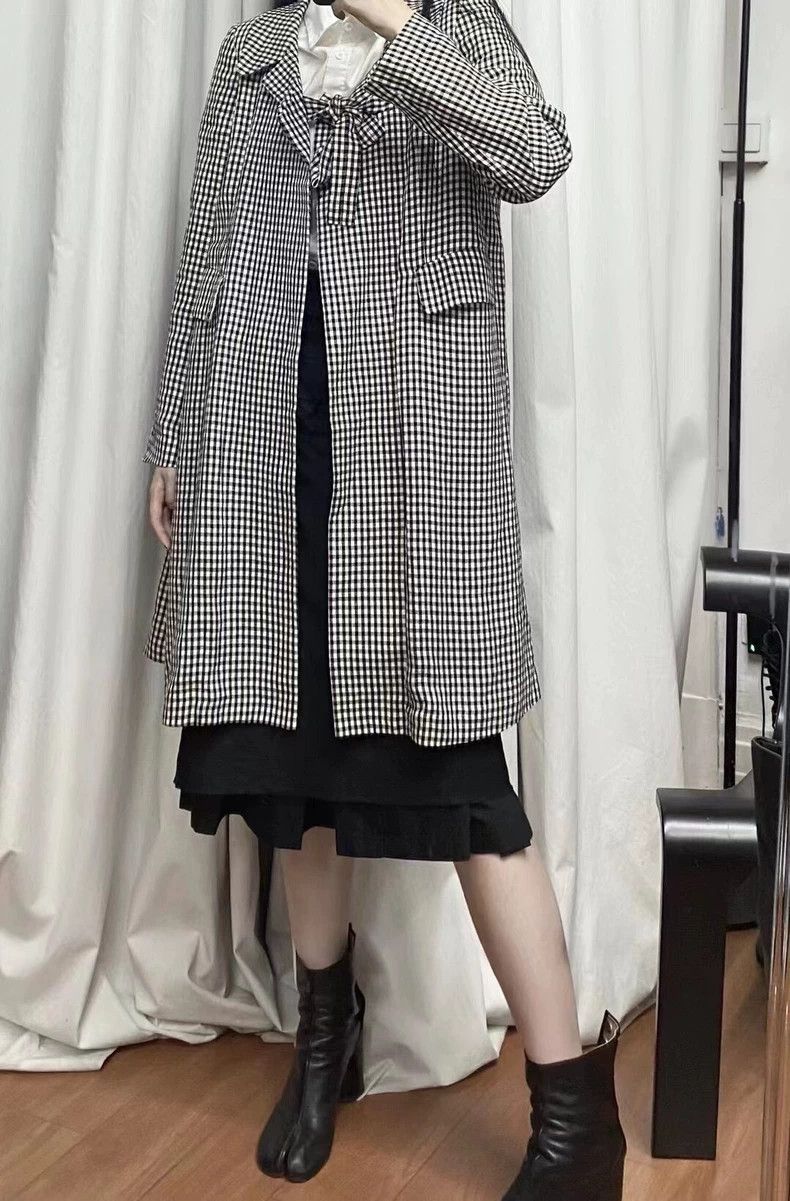Comme des Garcons Comme Des Garcons Checked windbreaker coat Size XS / US 0-2 / IT 36-38 - 1 Thumbnail