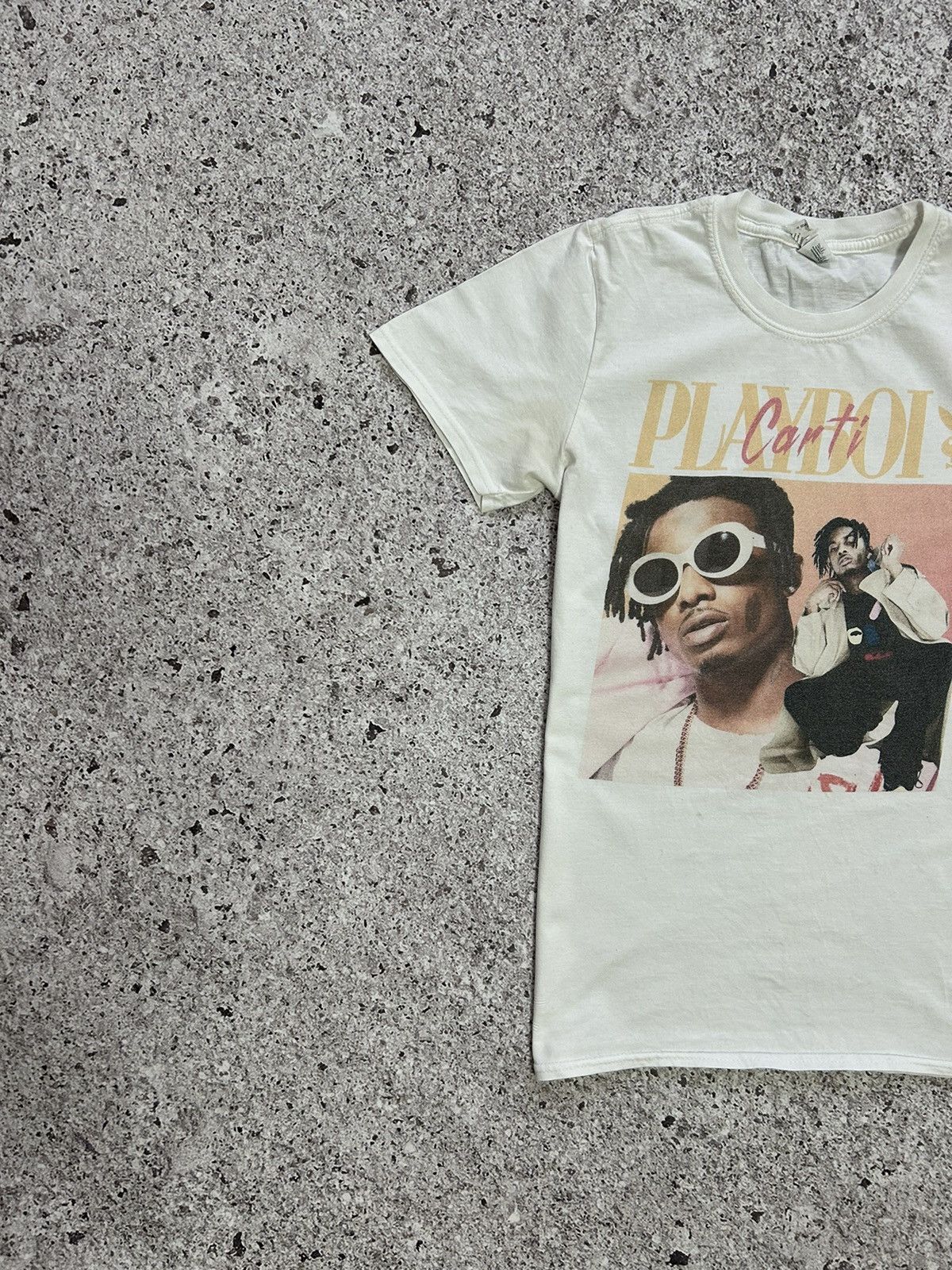 Playboi Carti × Rap Tees Playboy Carti Rap T-Shirt Retro Y2K Hype Size US S / EU 44-46 / 1 - 2 Thumbnail