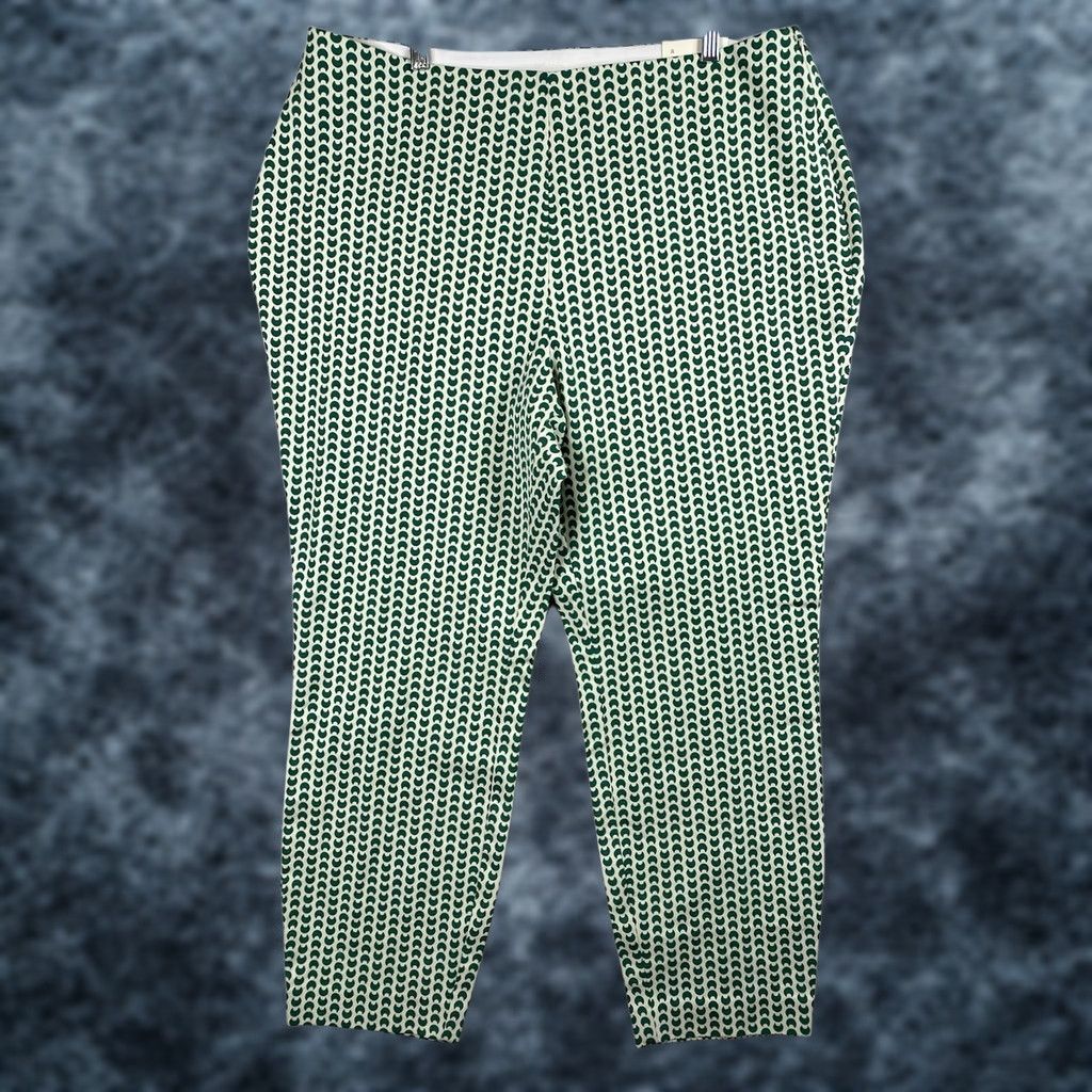 Vintage A New Day Pants Women's 17 Green Moons High Rise Skinny Ankle Fitted Stretch NWT Pants Size 38" / US 16 / IT 52 - 1 Thumbnail