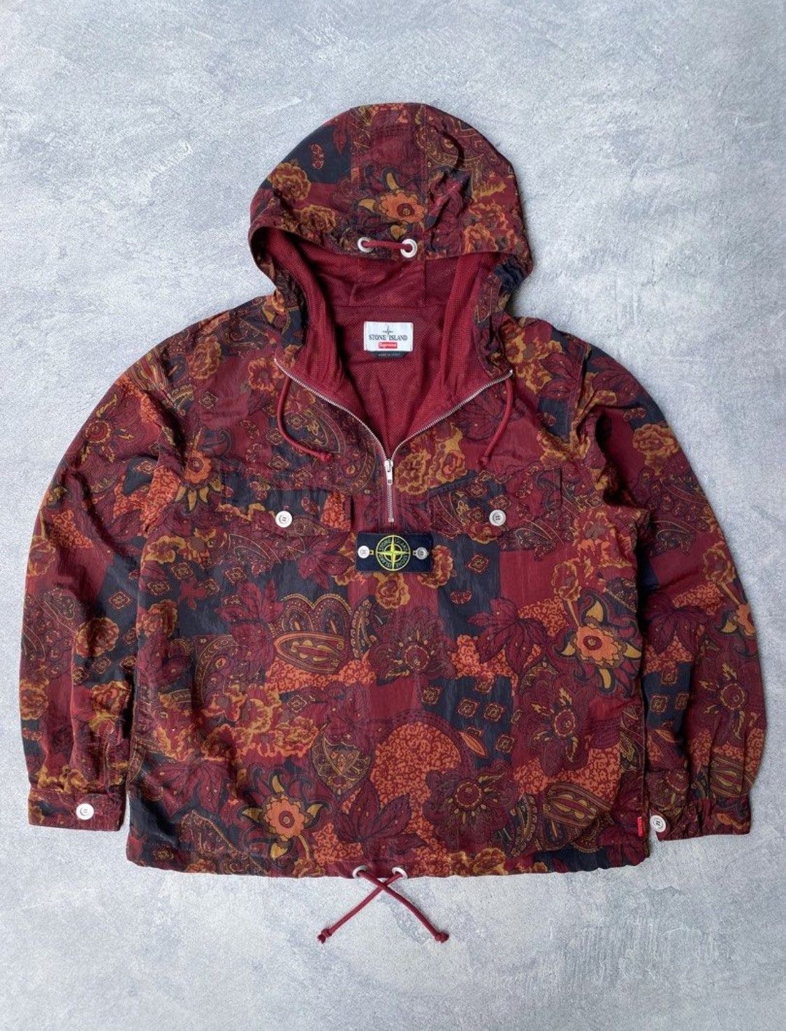 Stone Island × Supreme Stone Island x Supreme Paisley Hoodie Size US L / EU 52-54 / 3 - 1 Thumbnail
