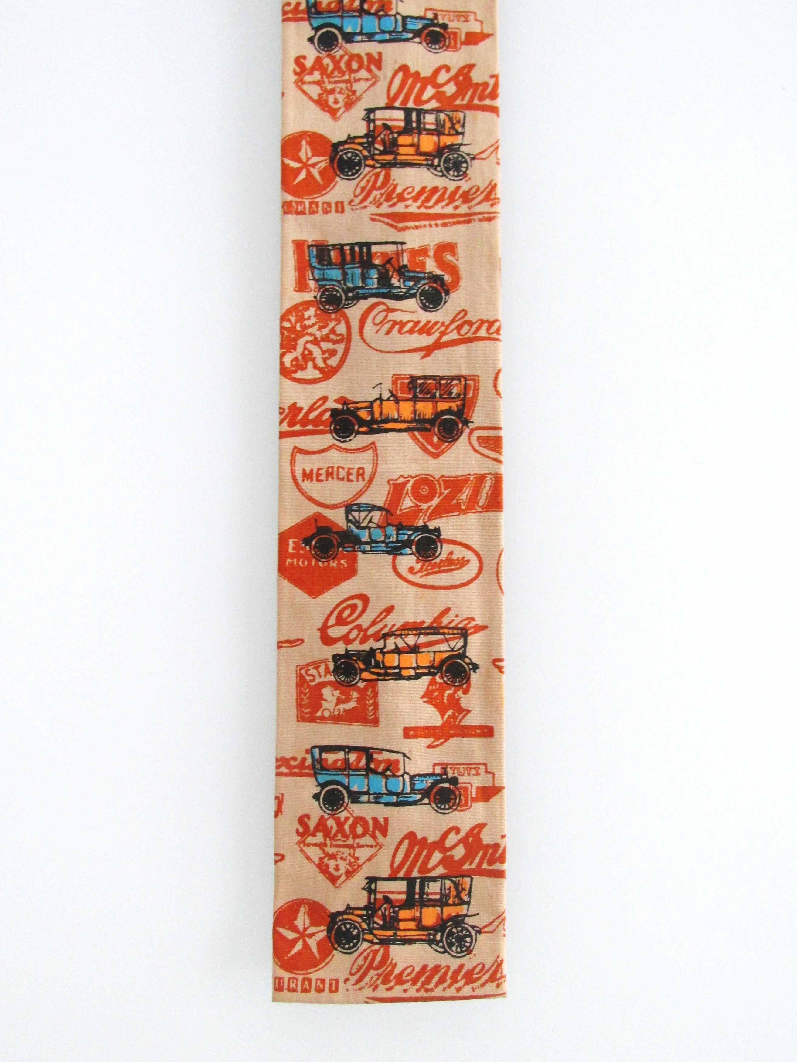 Vintage Rooster Vintage Men's Flat/Square End Cotton Tie Size ONE SIZE - 2 Thumbnail