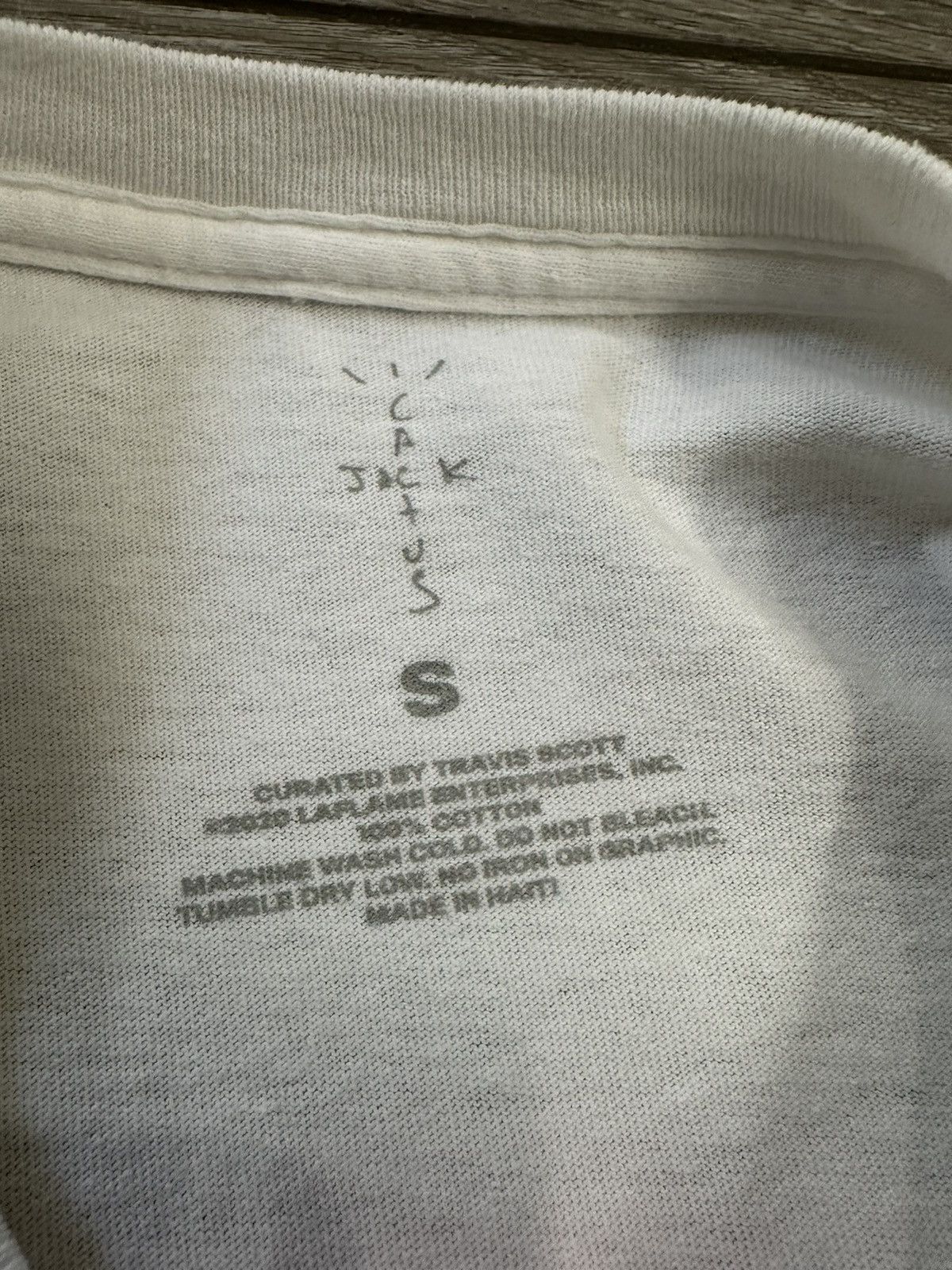 Travis Scott Travis Scott Cactus Jack Rage Emote Tee White Size US S / EU 44-46 / 1 - 8 Thumbnail
