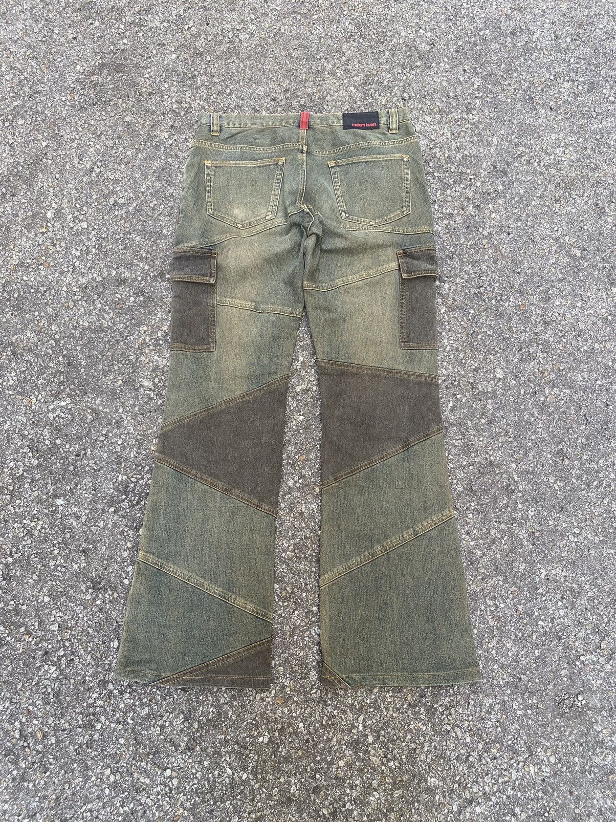 Hysteric Glamour Flare Jeans Cargo Modern Lovers Boot Cut Tornado Mart Pants Size US 30 / EU 46 - 11 Thumbnail