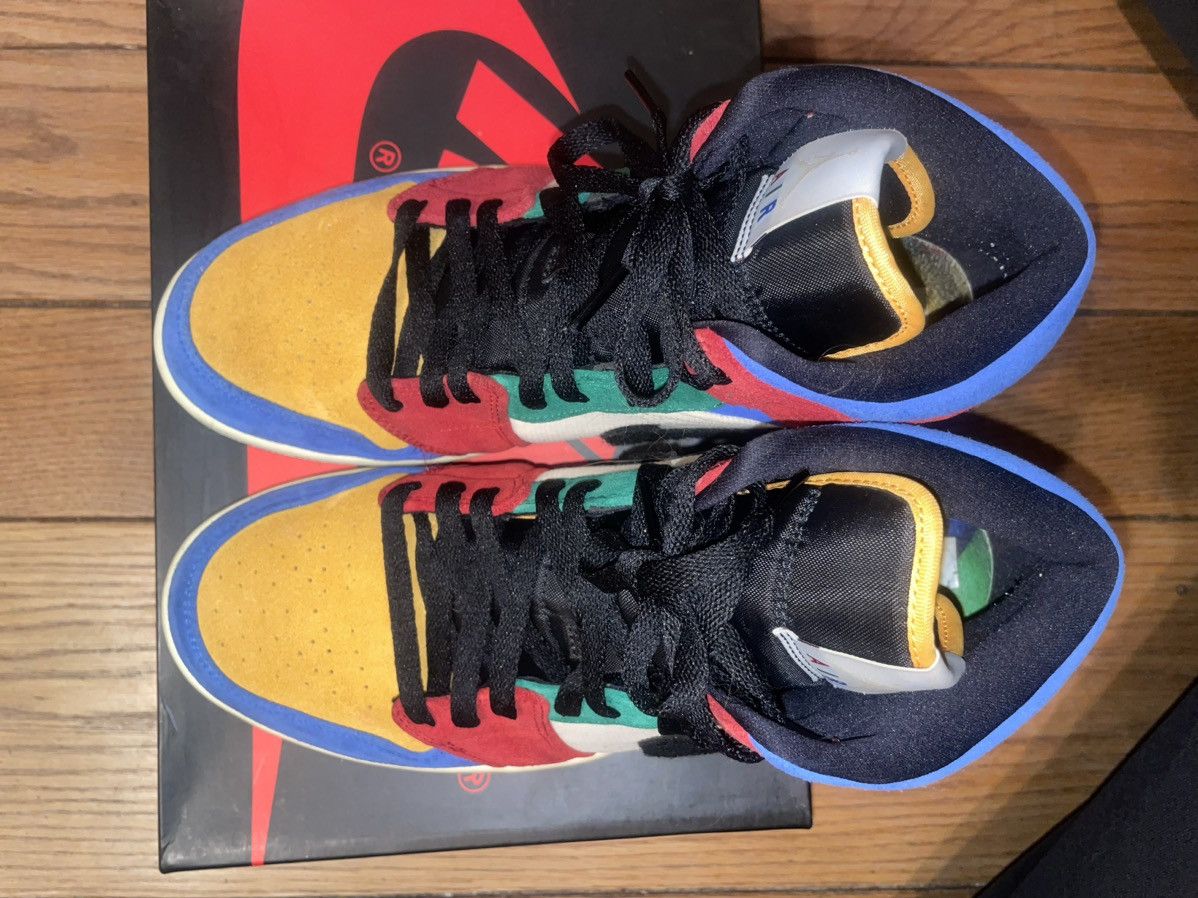 Jordan Brand × Nike Jordan 1 Mid “Fearless Blue the Great” Size US 10.5 / EU 43-44 - 4 Thumbnail