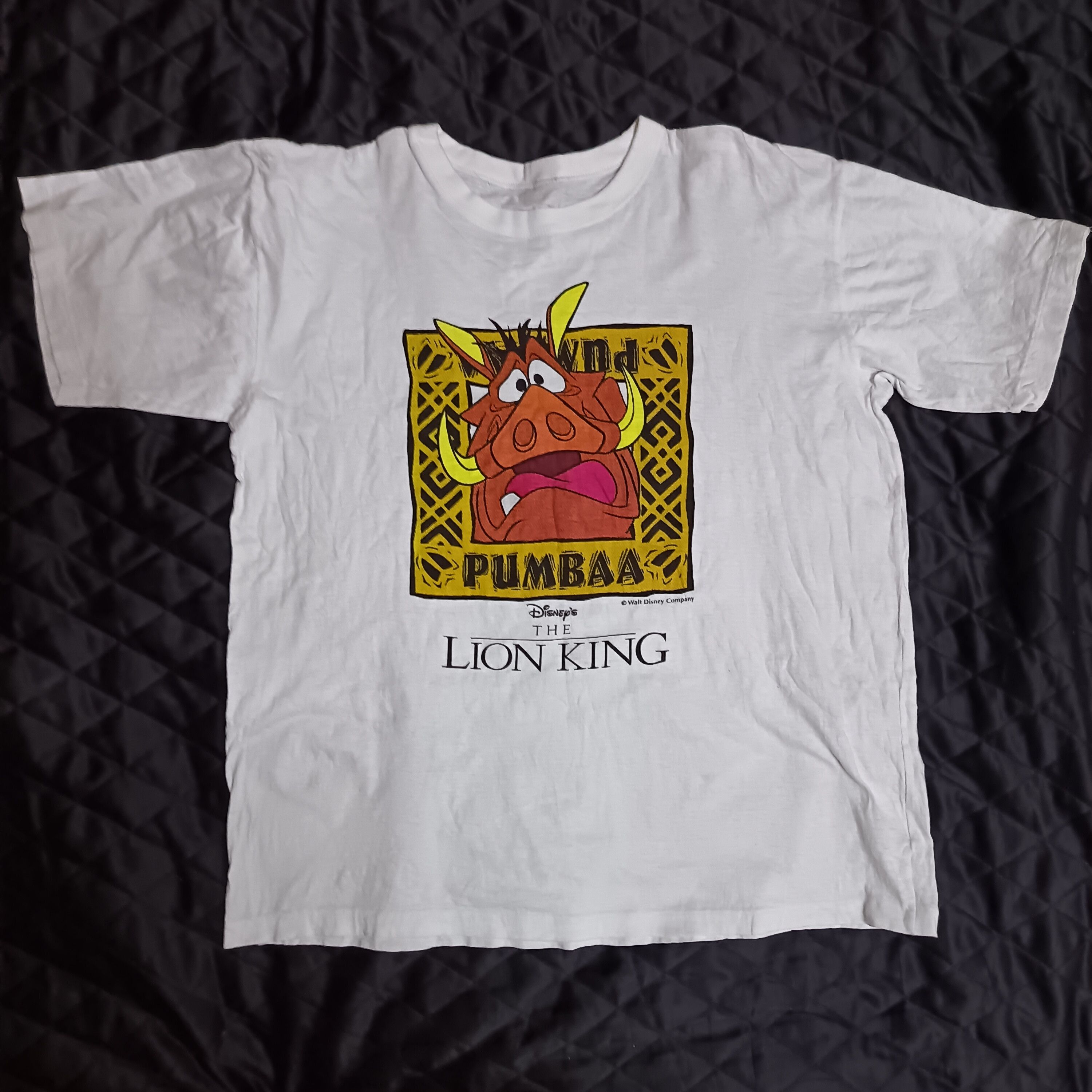 Disney Disney Pumbaa Lion King Vintage T-Shirt Size US L / EU 52-54 / 3 - 1 Thumbnail
