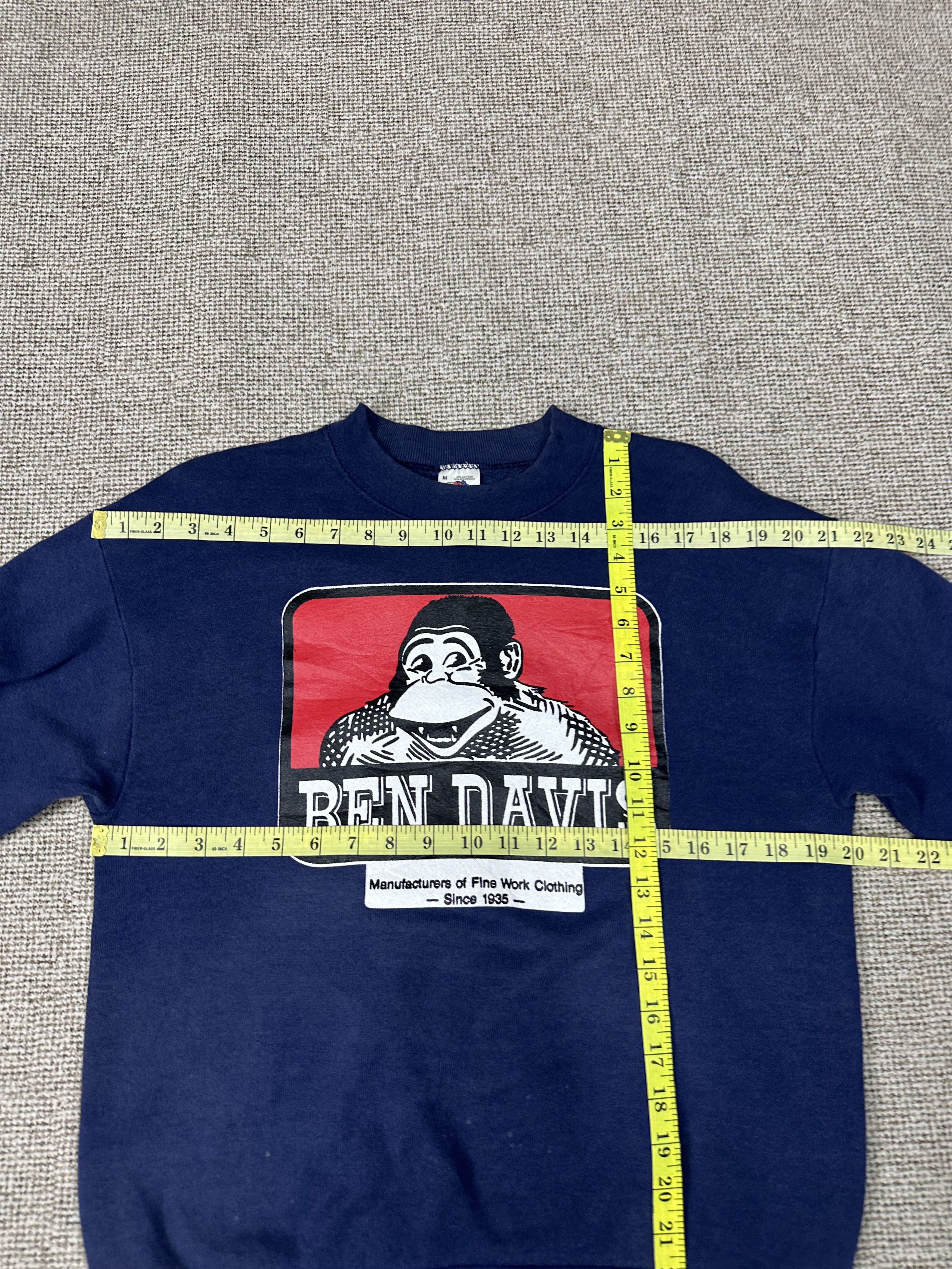 Ben Davis Crazy 80s Vintage Ben Davis Crewneck Sweatshirt Z437 Size US M / EU 48-50 / 2 - 6 Thumbnail
