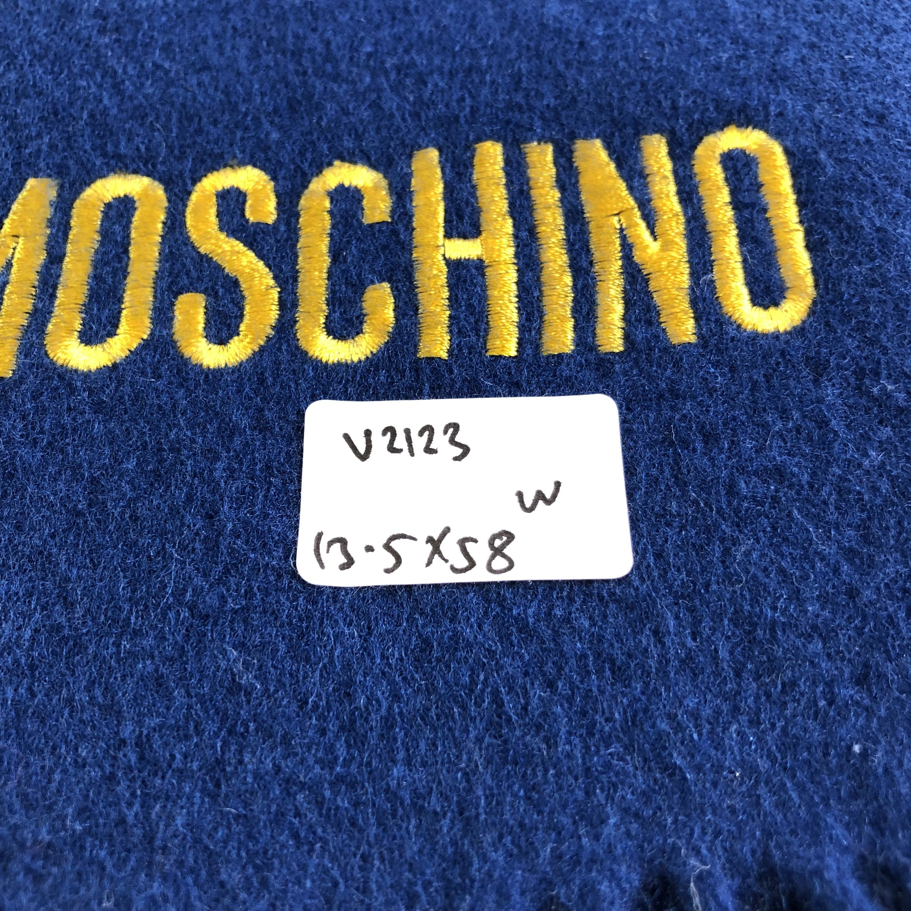 Moschino Moschino Wool Scarf Muffler Neckwear V2123 Size ONE SIZE - 6 Thumbnail