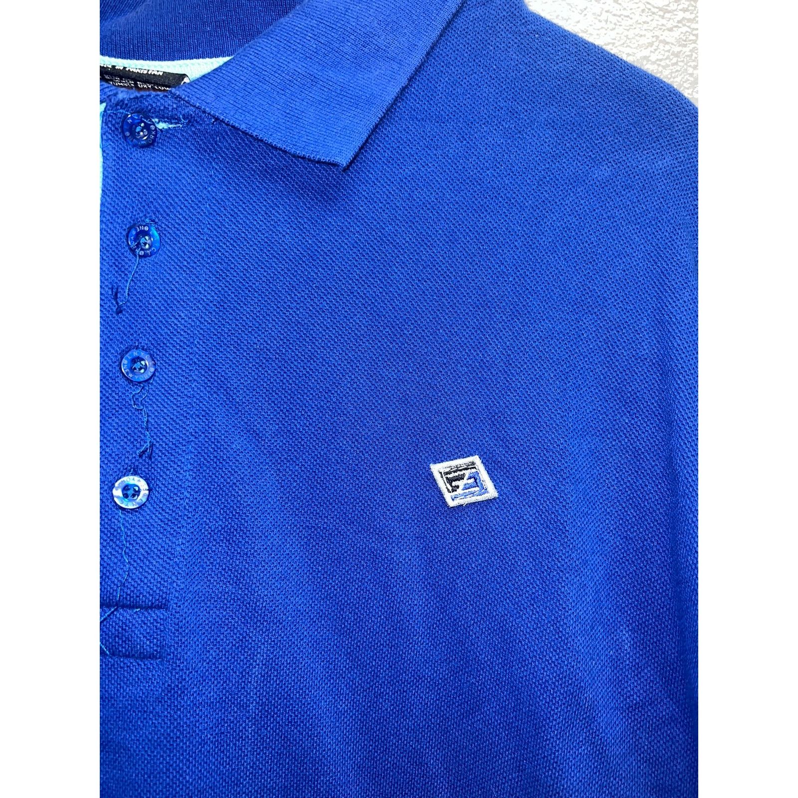 Enyce Y2K Enyce Blue Polo Shirt Diddy Combs Company 2000s XL Size US XL / EU 56 / 4 - 3 Thumbnail