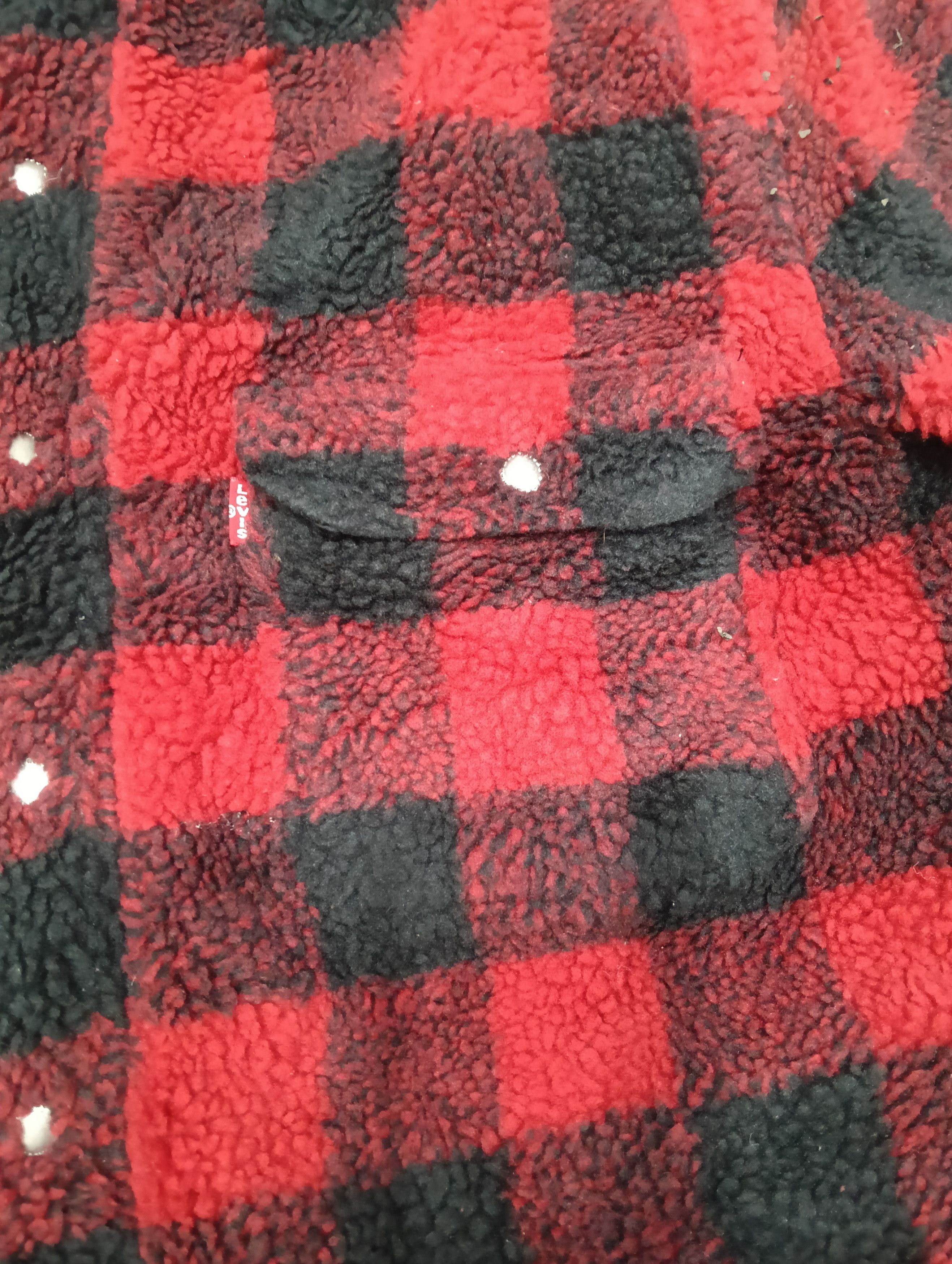 Levi's × Levi's Made & Crafted × Levi's Vintage Clothing Levis Checkered Jacket Like Fleece Size US M / EU 48-50 / 2 - 4 Thumbnail