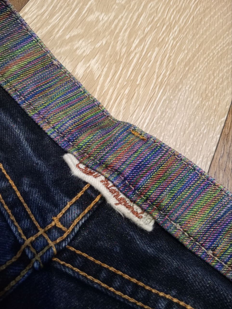 Japanese Brand JAPANESE DOUBLE WAIST BLUE DENIM PANTS Size US 33 - 9 Thumbnail