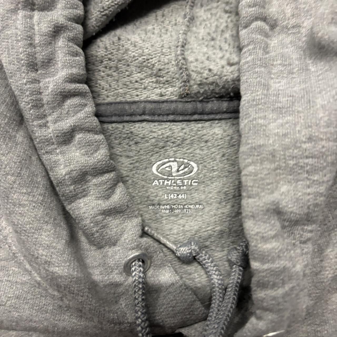 Japanese Brand × Vintage Crazy Vintage Y2K/2000s Light Grey Blank Essential Hoodie! Size US L / EU 52-54 / 3 - 7 Thumbnail