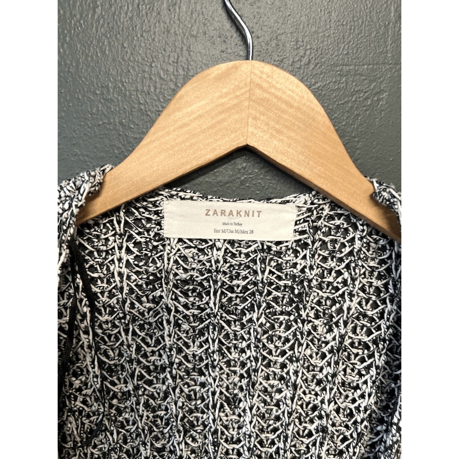 Zara Zara Cardigan Sweater Women's M Knit Open Front Gray Cable-Knit Solid Fall, Spring, Winter Ladies Cardigan Open Front Gray Knit Zara Sweater M Womens Size M / US 6-8 / IT 42-44 - 2 Thumbnail