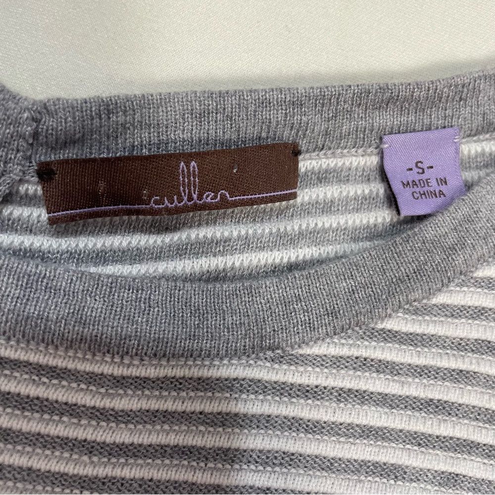 Other Cullen Stripe Back Zip Cotton Blend Sweater Size S Size S / US 4 / IT 40 - 7 Thumbnail