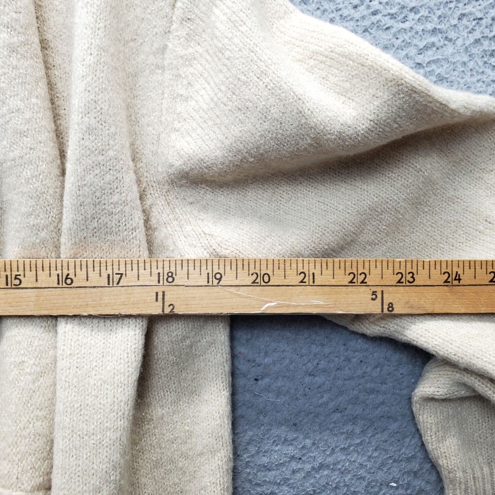 Vintage Flawless Drape Cardigan Womens Size M Brown Open Front Stretch Knit Size M / US 6-8 / IT 42-44 - 4 Thumbnail