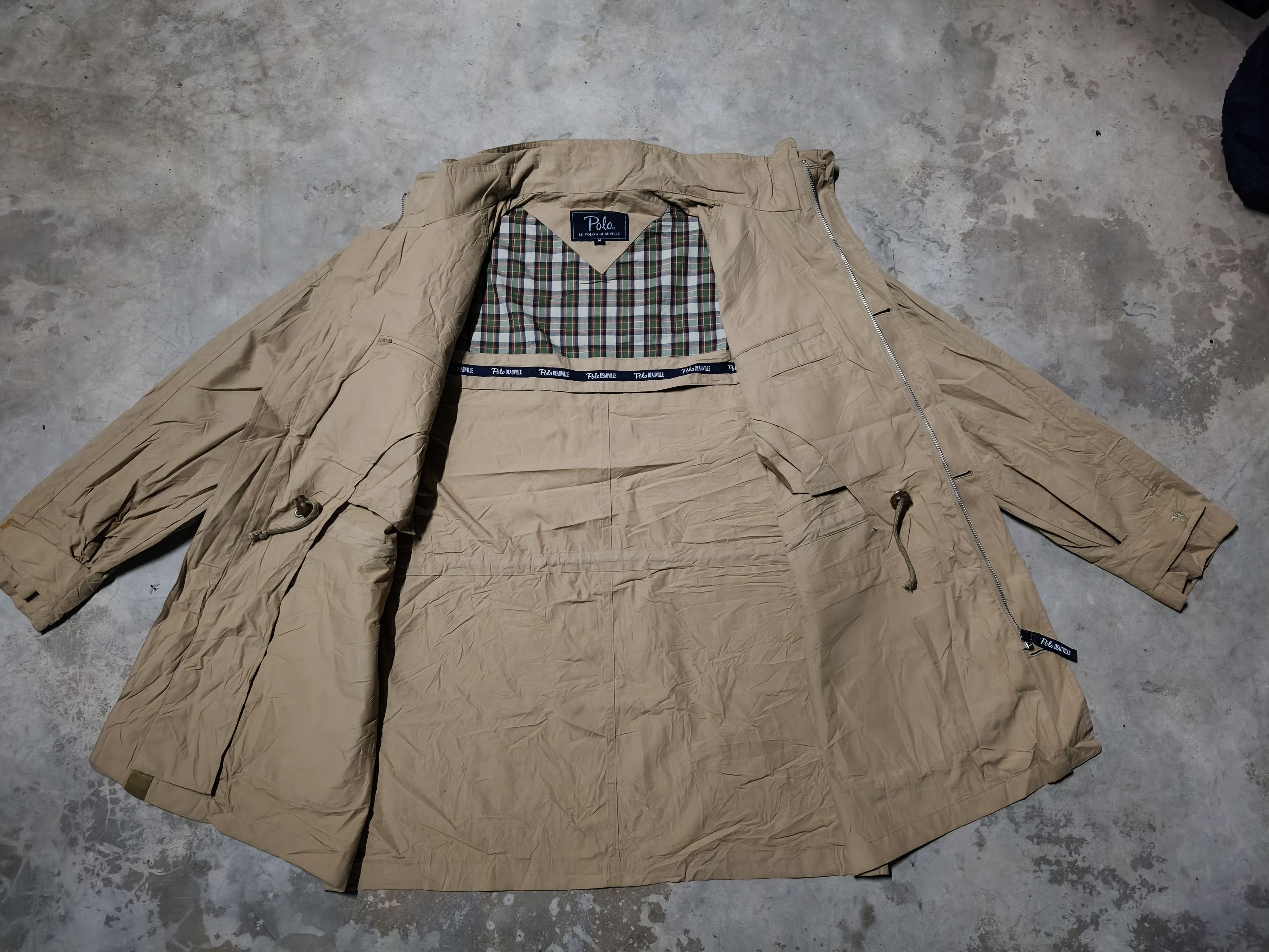 Japanese Brand Polo Deauville Core Style Zipper Jacket Size US M / EU 48-50 / 2 - 7 Thumbnail