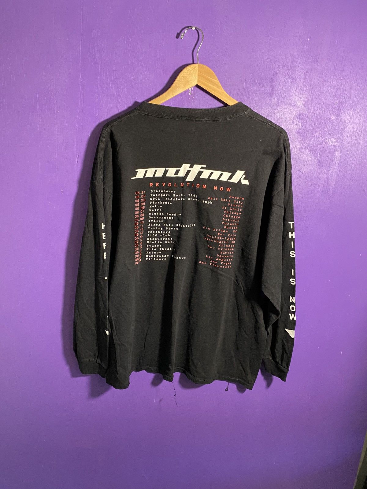 Band Tees Vintage 2000 MDFMK future of music long-sleeve Size US XL / EU 56 / 4 - 2 Thumbnail
