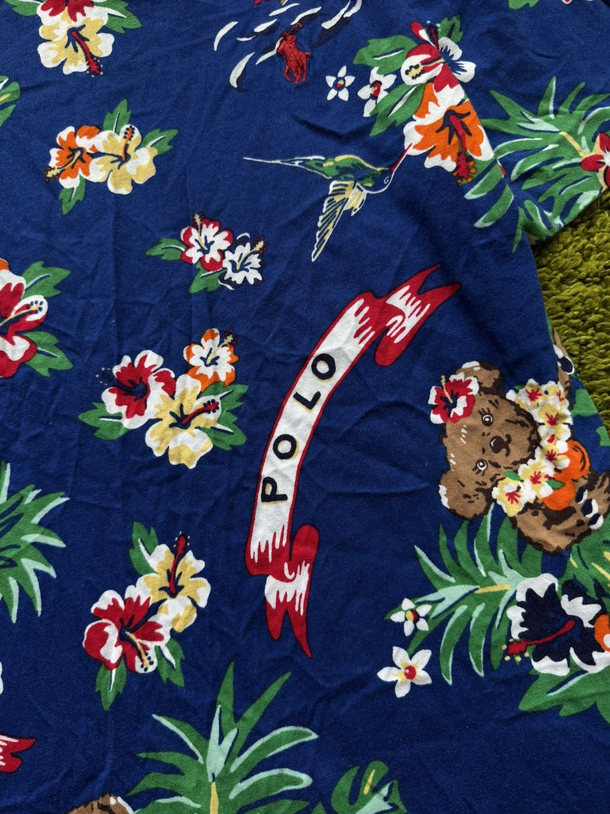 Polo Ralph Lauren 🧸 Polo Bear by Ralph Lauren Hawaiian pattern t-shirt Size US XS / EU 42 / 0 - 3 Thumbnail