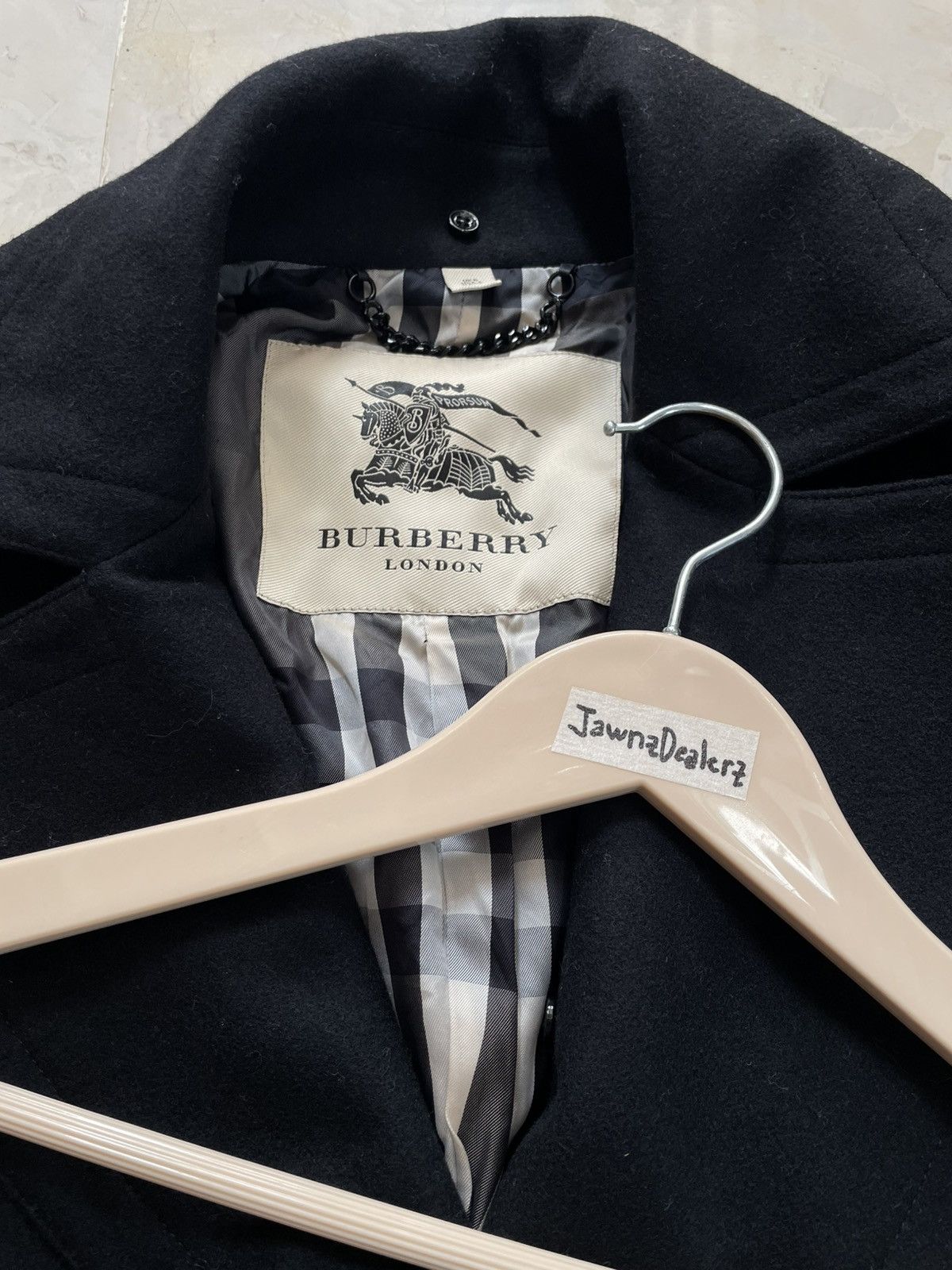 Burberry Burberry Cashmere Blend Double-breasted Coat Size S / US 4 / IT 40 - 3 Thumbnail