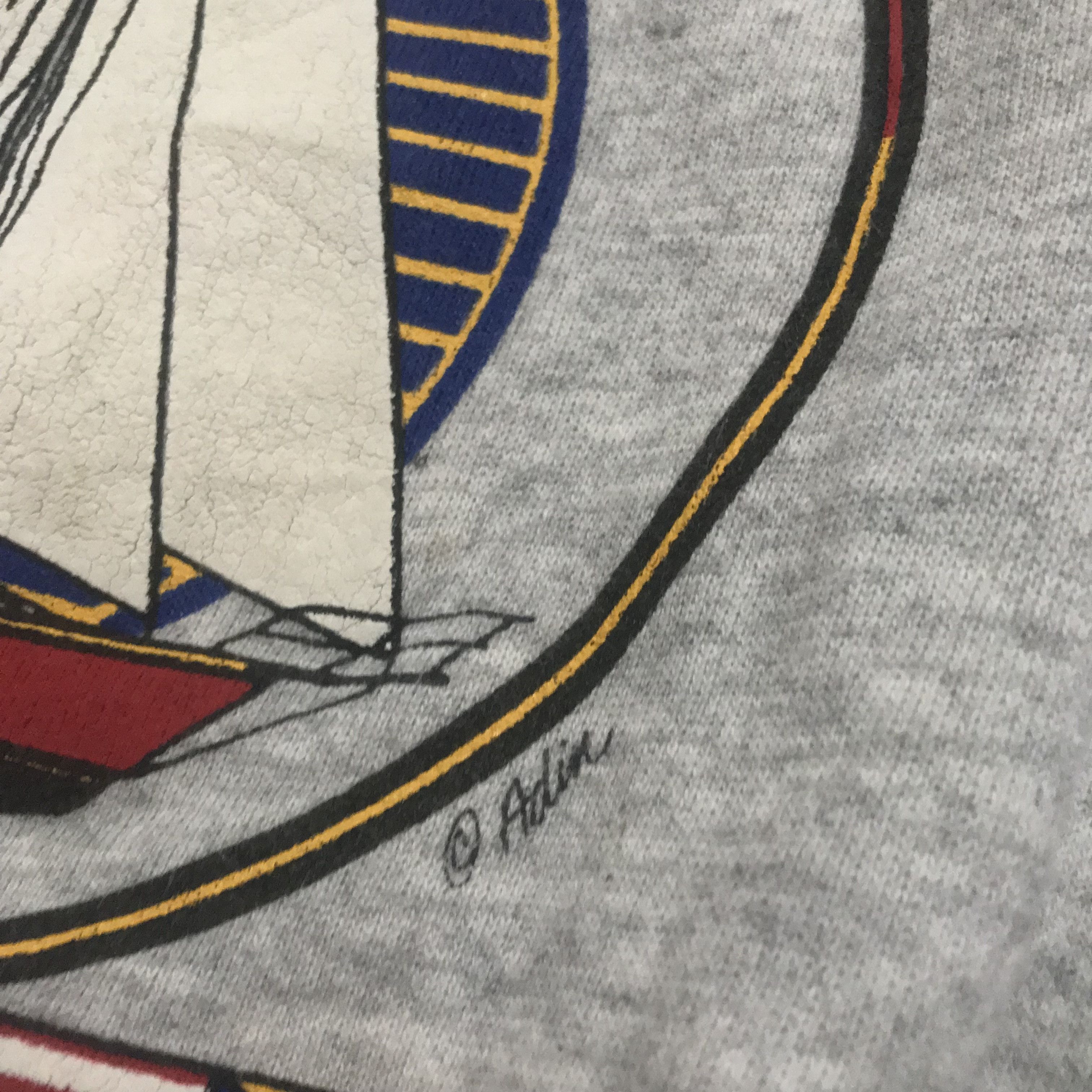 Vintage Vintage 80s diego garcia sweatshirt Size US L / EU 52-54 / 3 - 3 Thumbnail