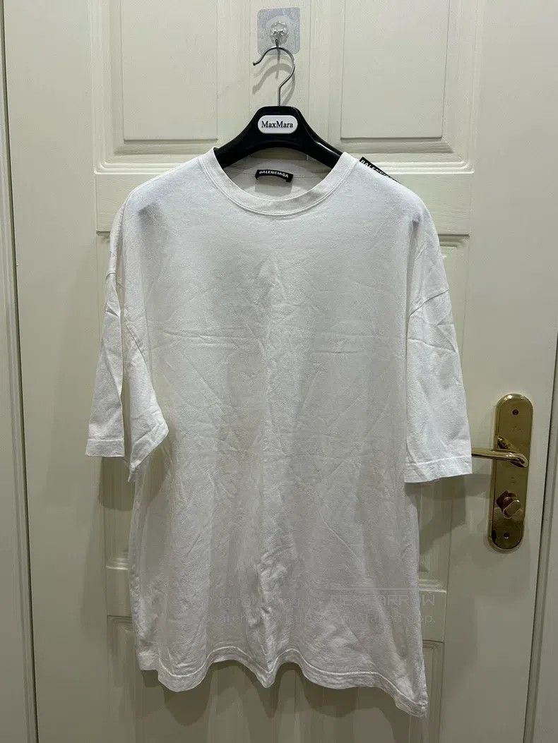 Balenciaga Balenciaga White T-Shirt Size US S / EU 44-46 / 1 - 1 Thumbnail