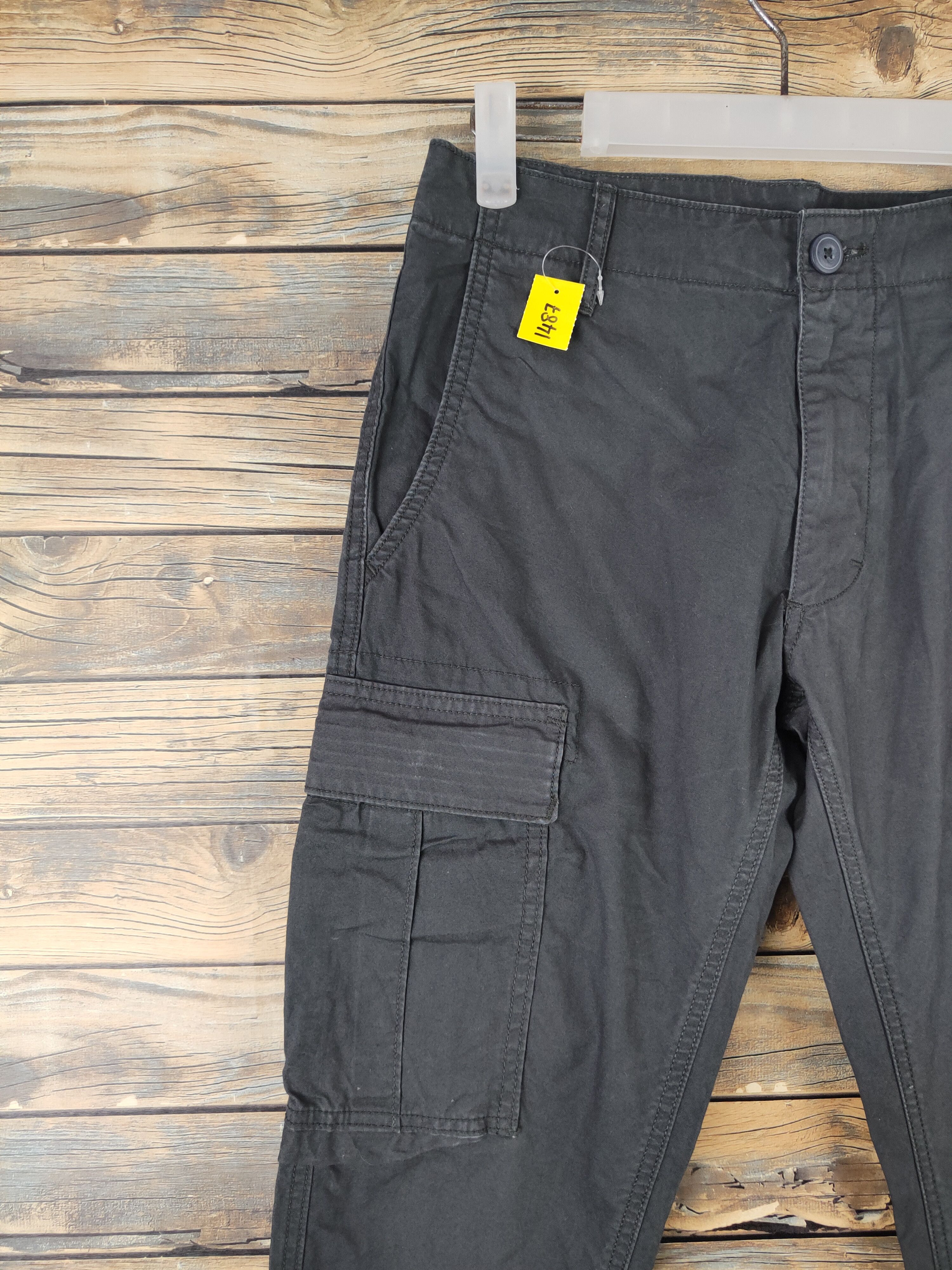 Japanese Brand DL Old Navy Gray Multipocket Tactical Cargo Pants #1487 Size US 27 - 3 Thumbnail