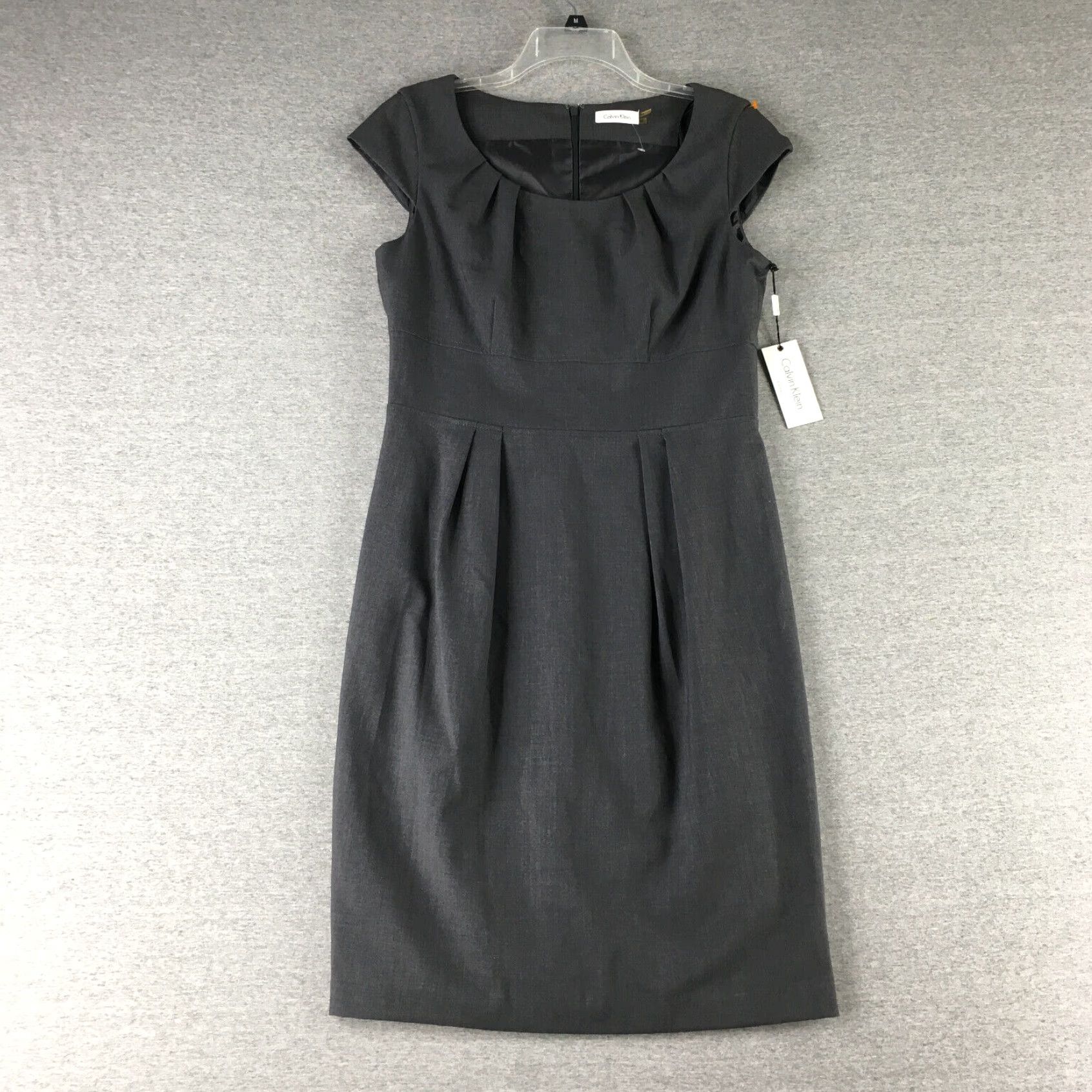Calvin Klein Office Career Woman Grey Boat Neck Sheath Dress by Calvin Klein for Women Size 10 Grailed