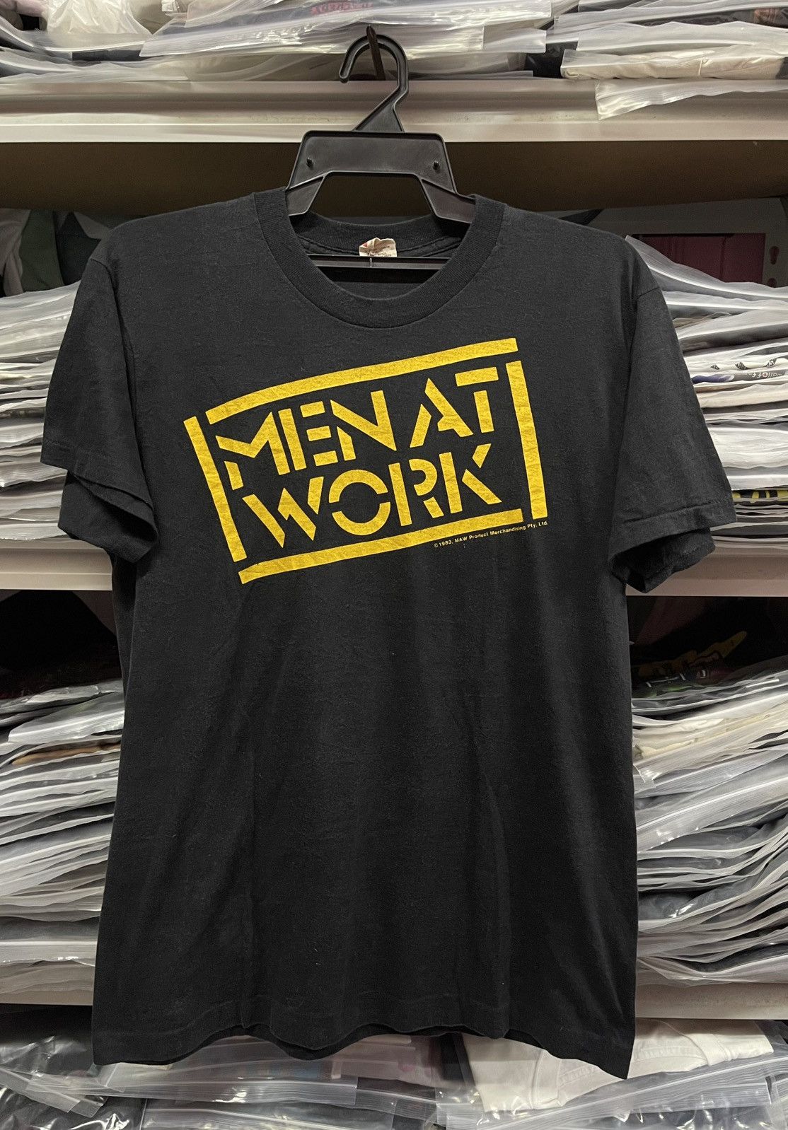 Band Tees Vintage Band Men At Work Very Rare🔥🔥🔥 Size US XL / EU 56 / 4 - 1 Thumbnail