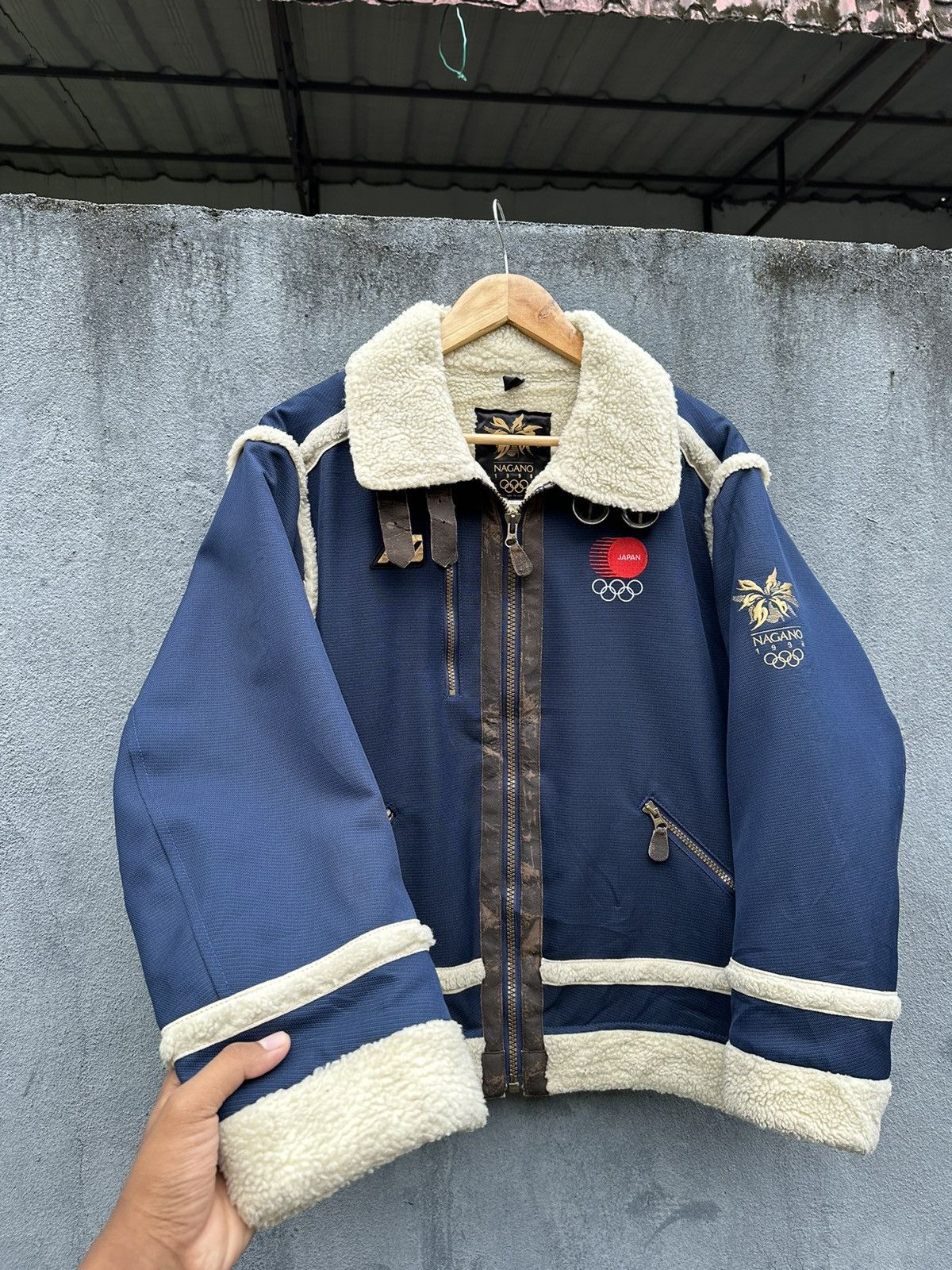 Vintage Vintage Mizuno 1998 Nagano Winter Olympic Japan Team Jacket Size US S / EU 44-46 / 1 - 6 Thumbnail
