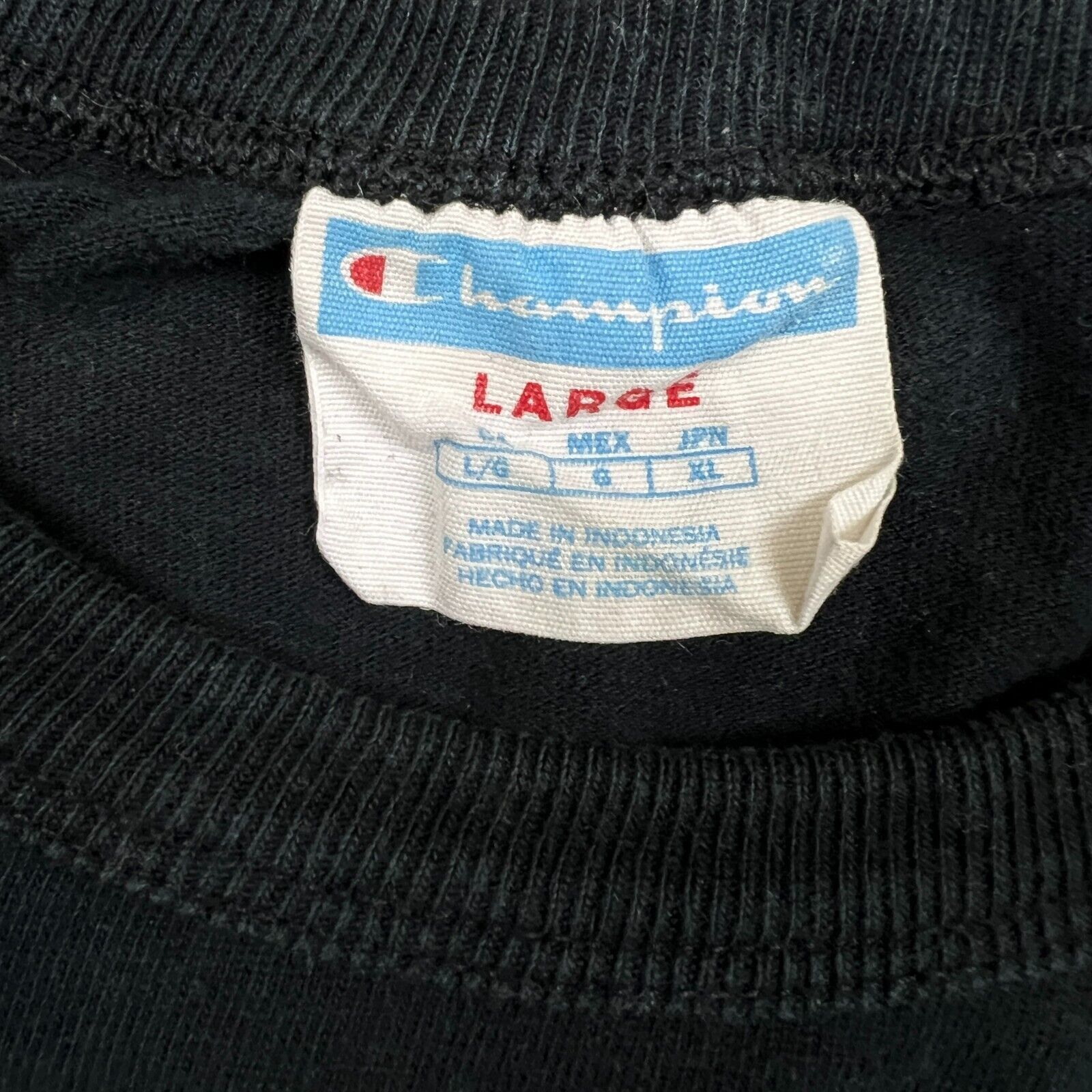 Champion × Vintage Champion Shirt Script Spell Out Logo Classic Long Sleeve Tee Size US L / EU 52-54 / 3 - 6 Thumbnail