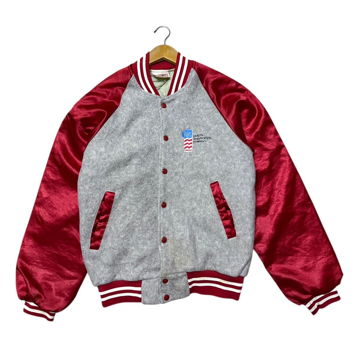 Vintage Vintage 90s Hartwell Dakota Gasification company varsity Size US S / EU 44-46 / 1 - 1 Thumbnail
