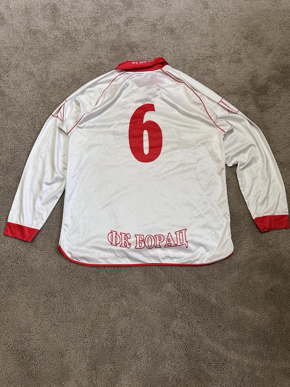 Native Naai Borac Banja Luka Bosnia LS Football Shirt Soccer Jersey Size US L / EU 52-54 / 3 - 8 Thumbnail