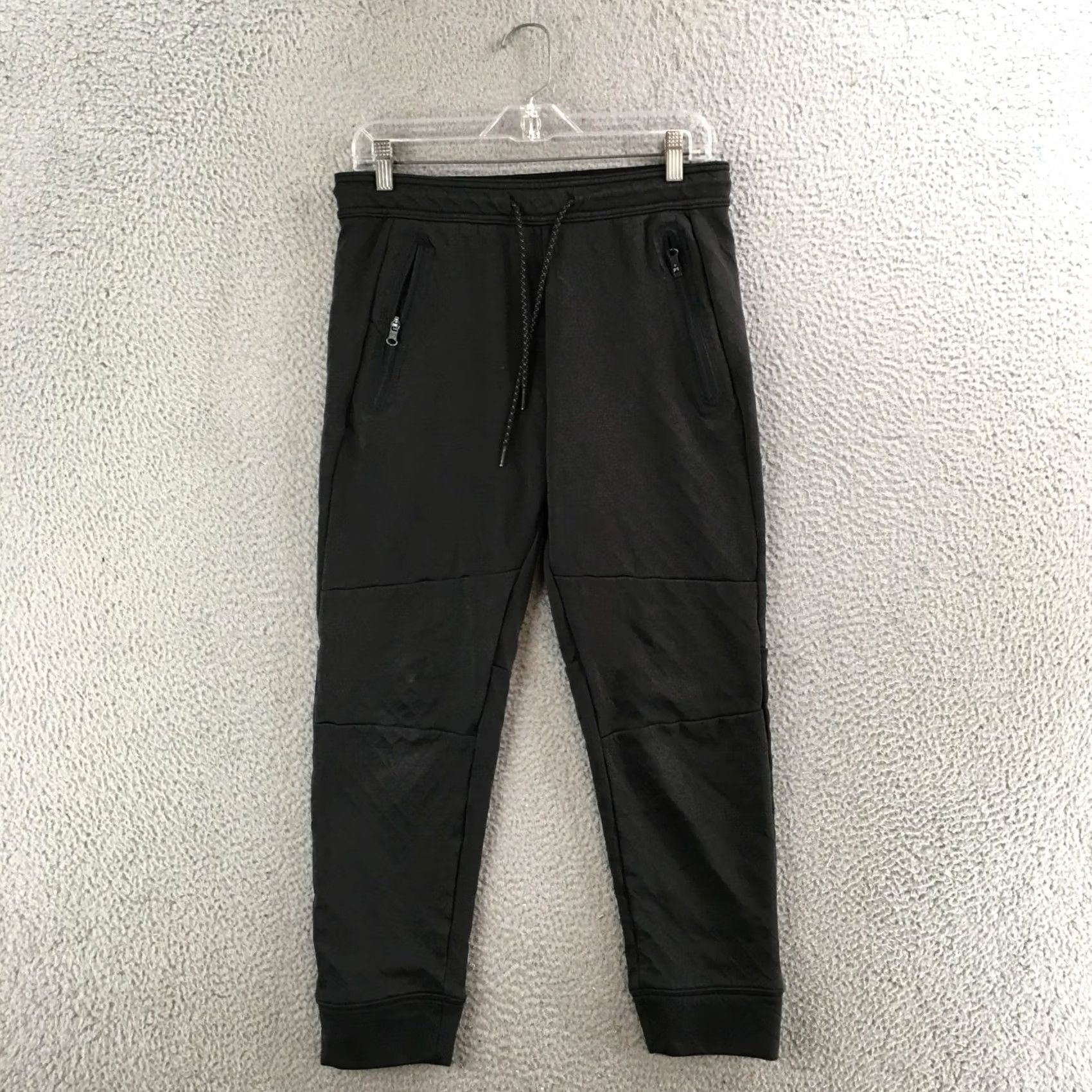 American Eagle Outfitters American Eagle Outfitters Active Flex Jogger Pants Mens S Capri Black Mid Rise Black Size US 29 - 2 Thumbnail