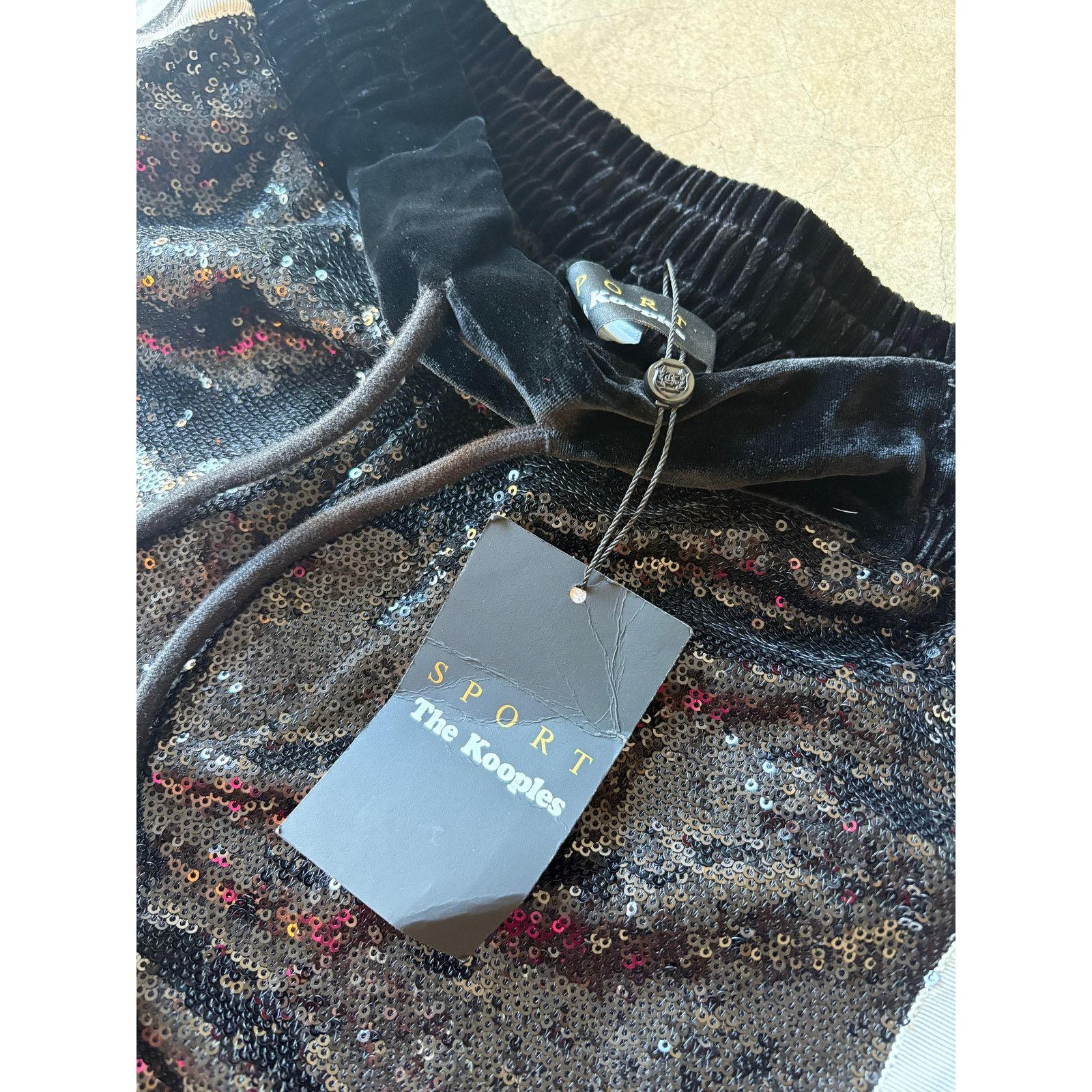 The Kooples The Kooples Sport Sequin Track Pants Womens US 2 — NWT Size 26" / US 2 / IT 38 - 3 Thumbnail