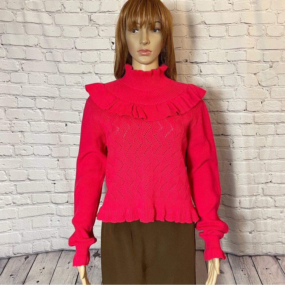 French Connection NWT New $128 French Connection Kamillia Mozart Cotton Sweat Size L / US 10 / IT 46 - 2 Thumbnail
