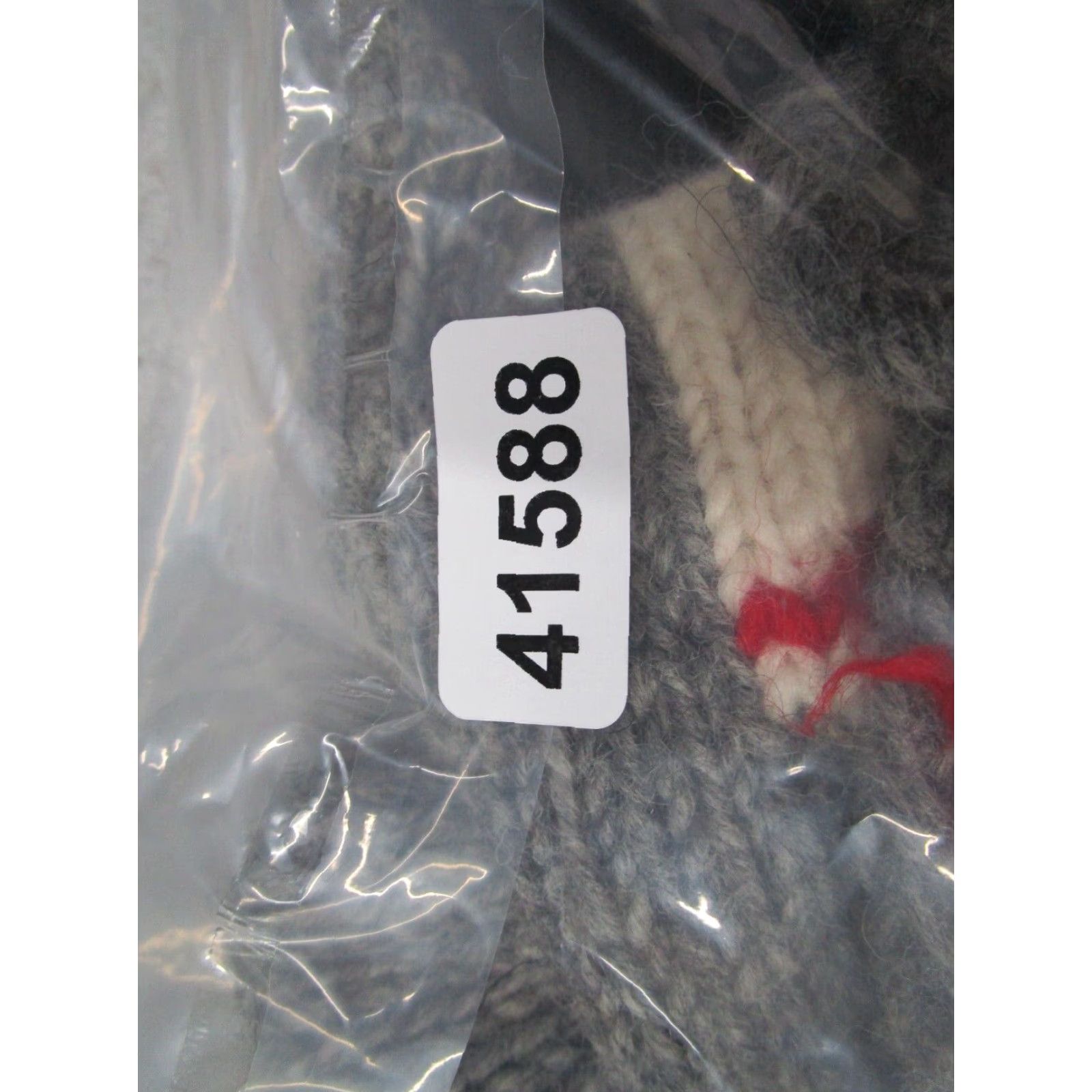 Vintage World Market Mens Gray animal beanie / ski cap - Wool w/ polyester lining - Made in Nepal Size ONE SIZE - 5 Thumbnail