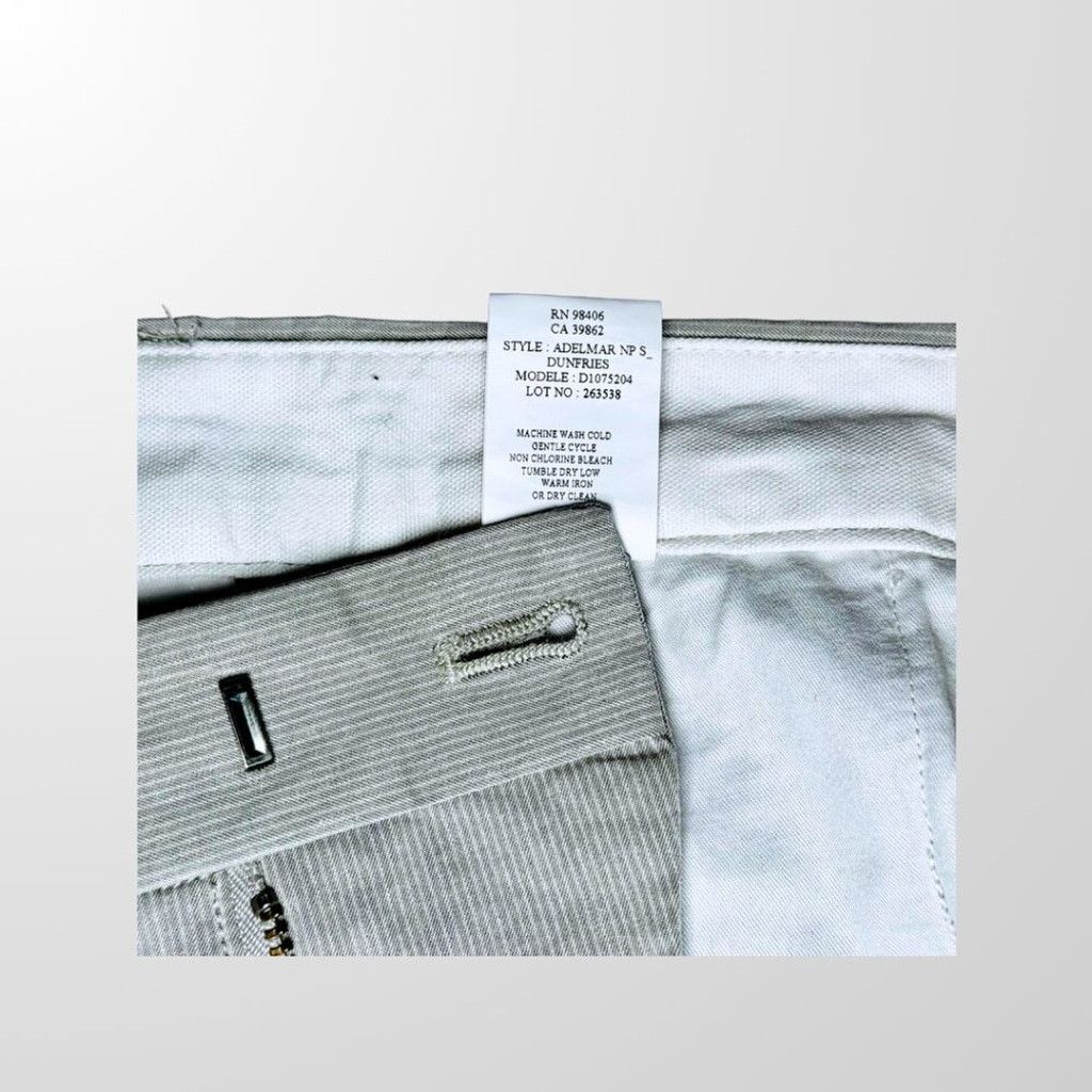 Theory Theory Men's Pinstripe Flat Front Shorts in Beige - 33 Size US 33 - 15 Thumbnail