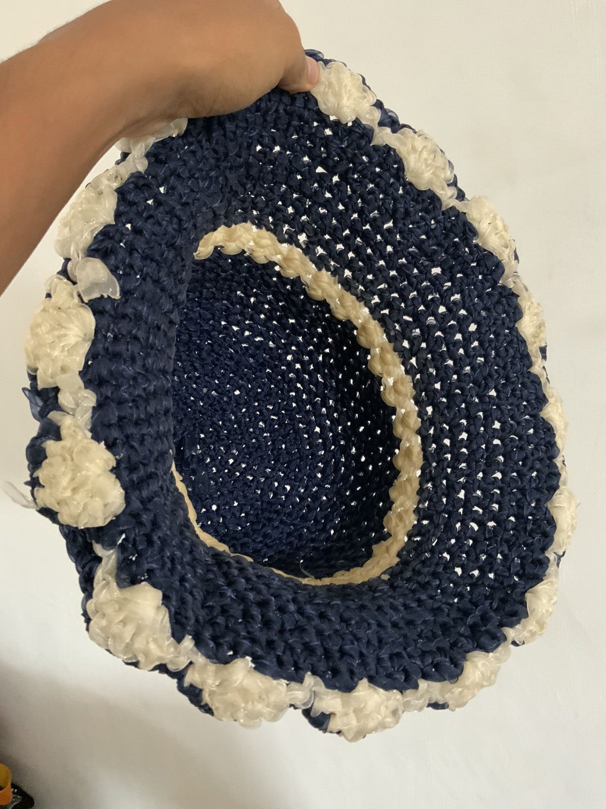 Japanese Brand Indigo White Outdoor Bucket Hat Size ONE SIZE - 8 Thumbnail