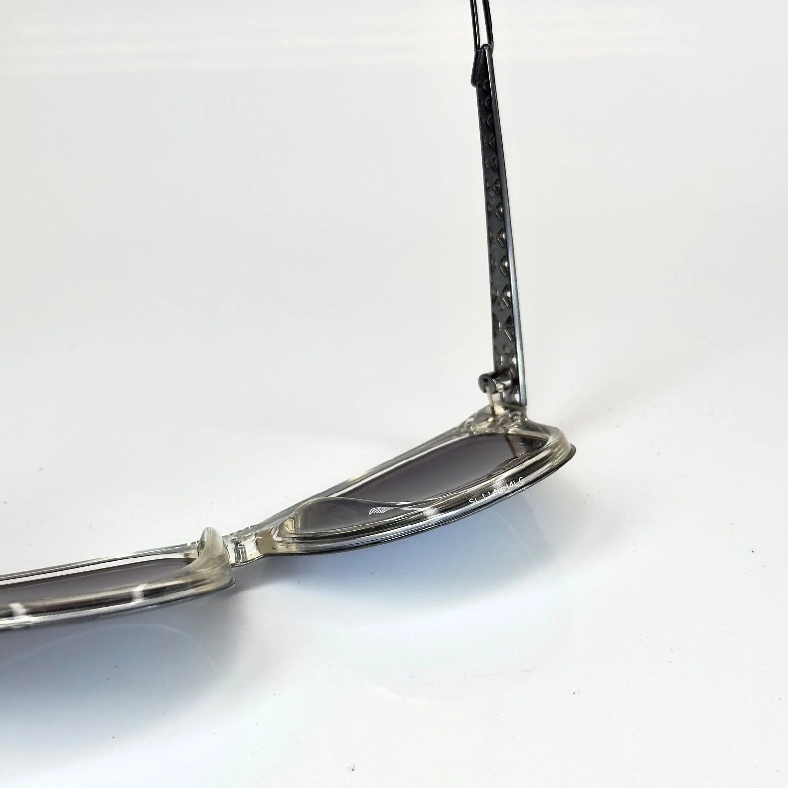 Christian Dior Monsieur CHRISTIAN DIOR DIORAMA 1 Grey Blue Mirrored Metal RAMA Size ONE SIZE - 6 Thumbnail