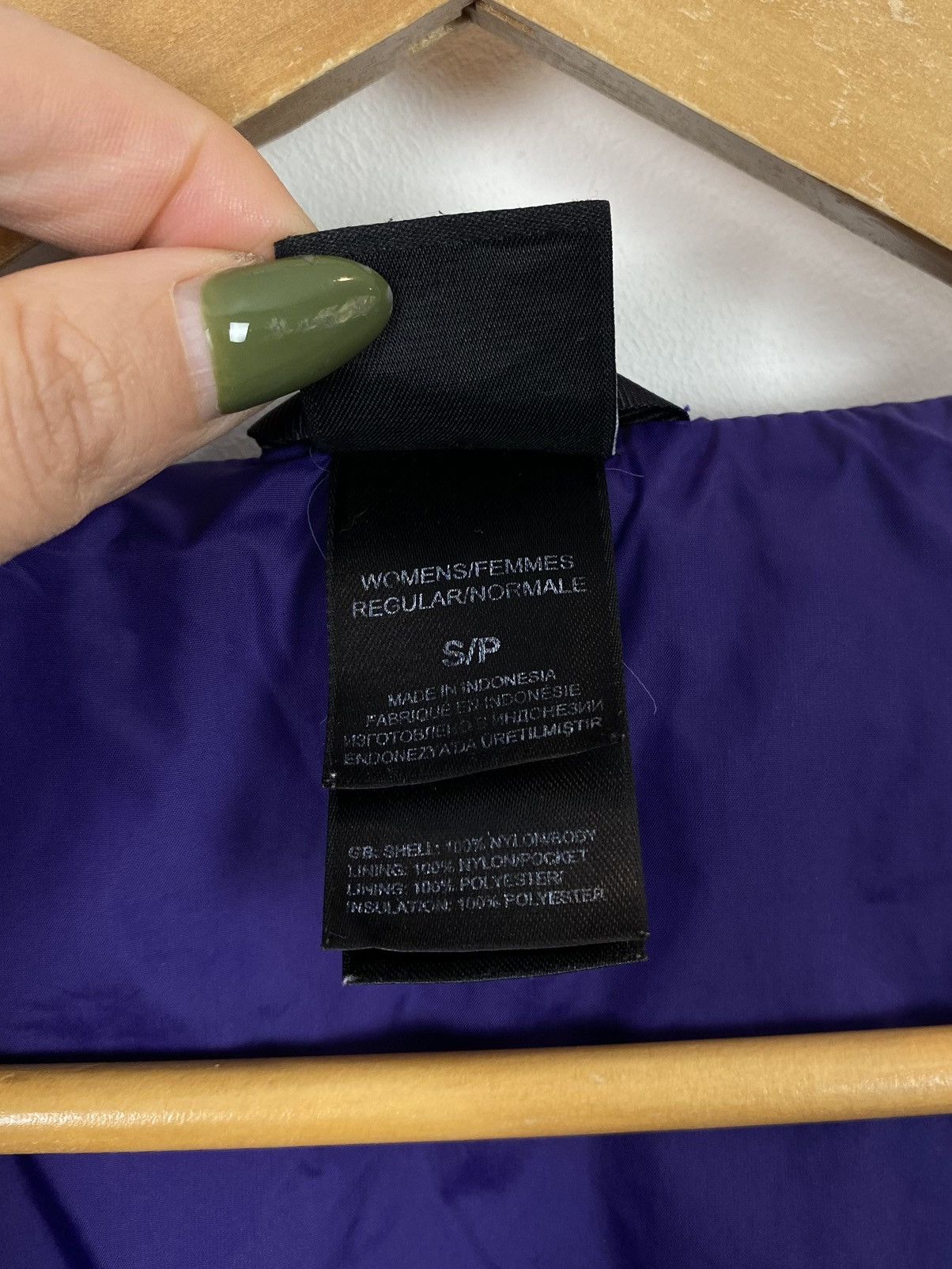 The North Face The North Face Quilted lined Jacket Womens S Purple Full Zip Size S / US 4 / IT 40 - 10 Thumbnail