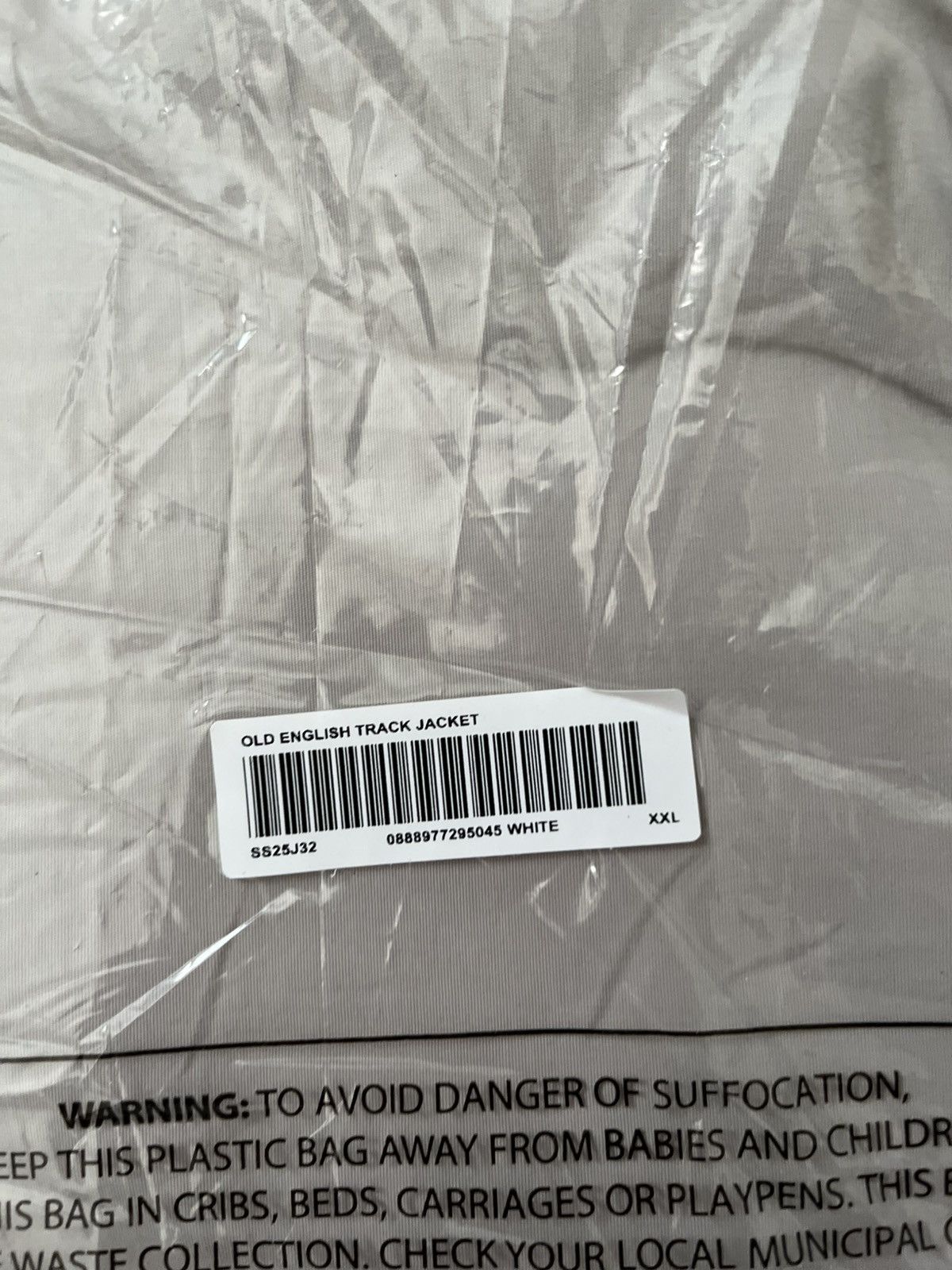 Supreme Supreme Old English Track Jacket Size US XXL / EU 58 / 5 - 7 Thumbnail
