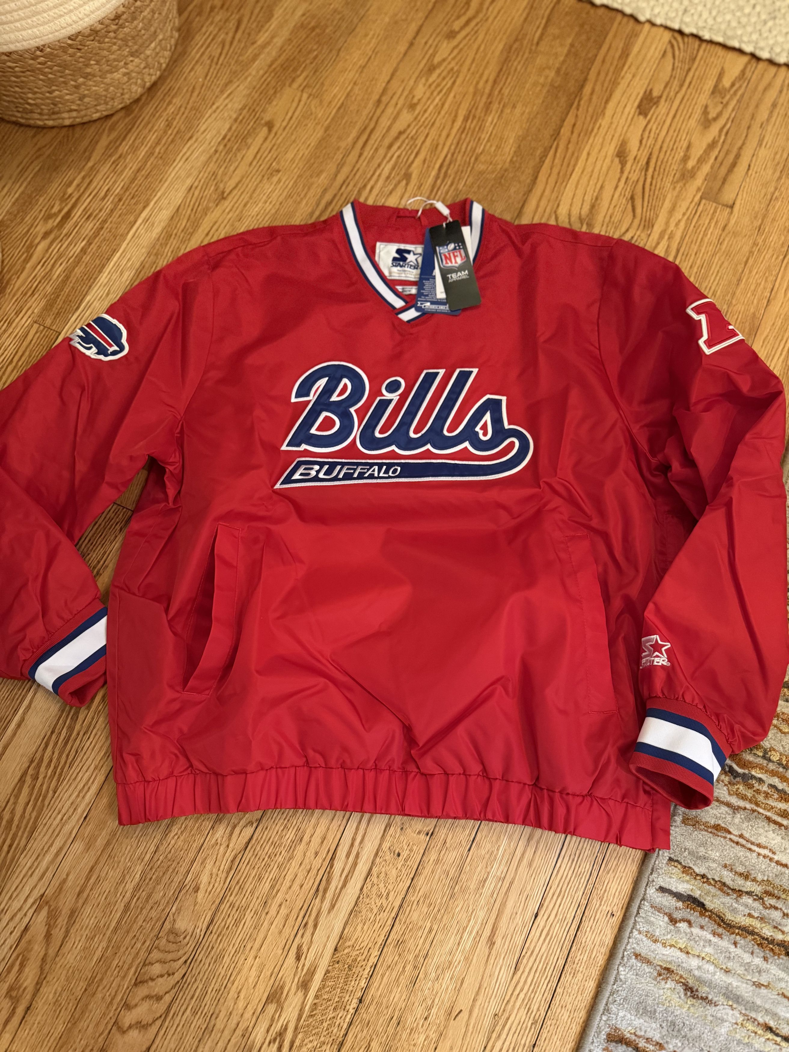 October's Very Own OVO x Buffalo Bills Starter Trainer V-Neck Pullover Jacket Size US M / EU 48-50 / 2 - 1 Thumbnail