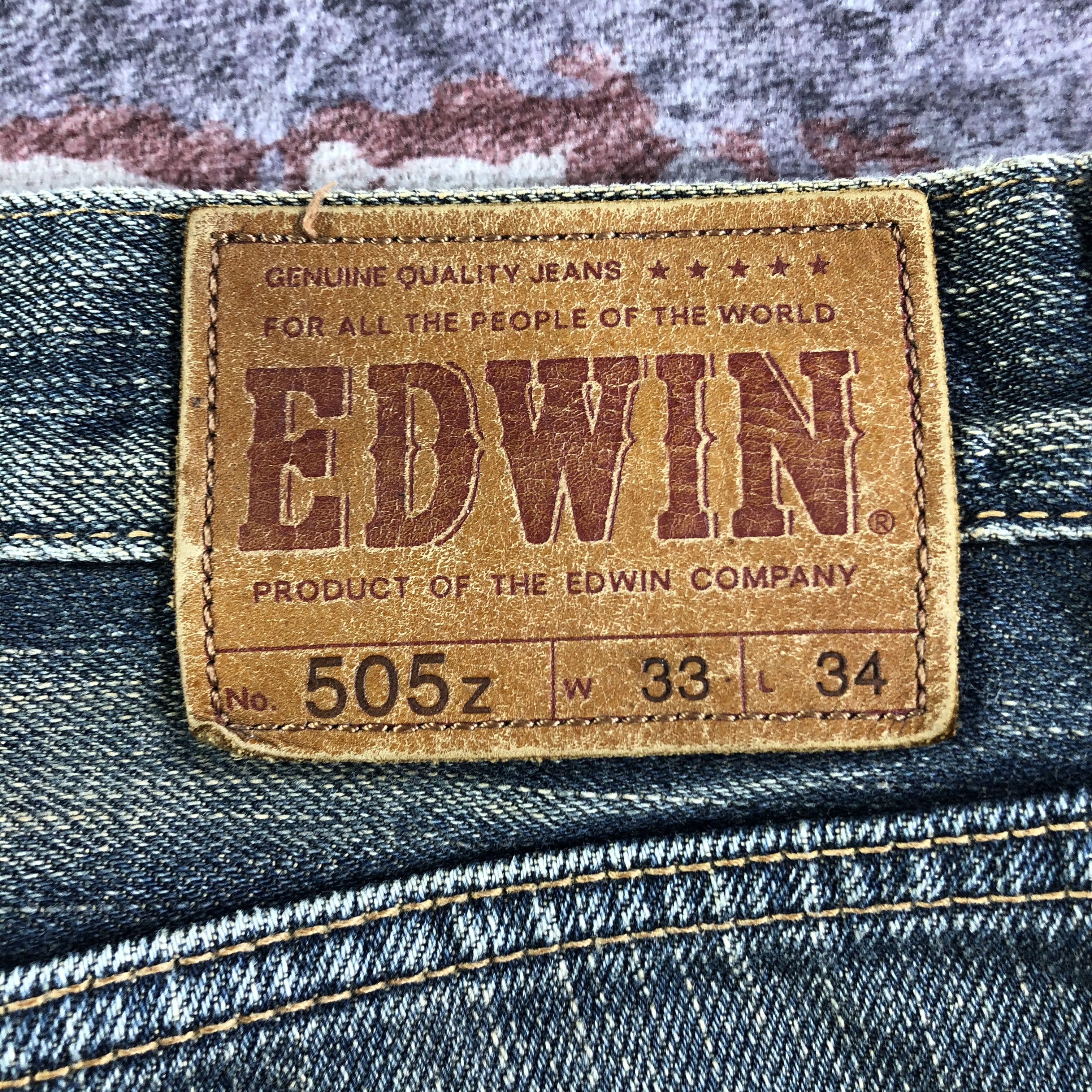 Edwin Vintage Edwin 505 Selvedge Jeans-JM3656 Size US 35 - 5 Thumbnail